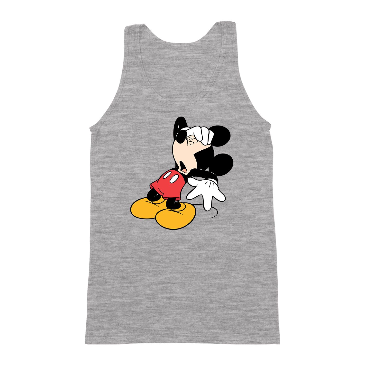 mickey egér  Sportszürke Férfi Trikó