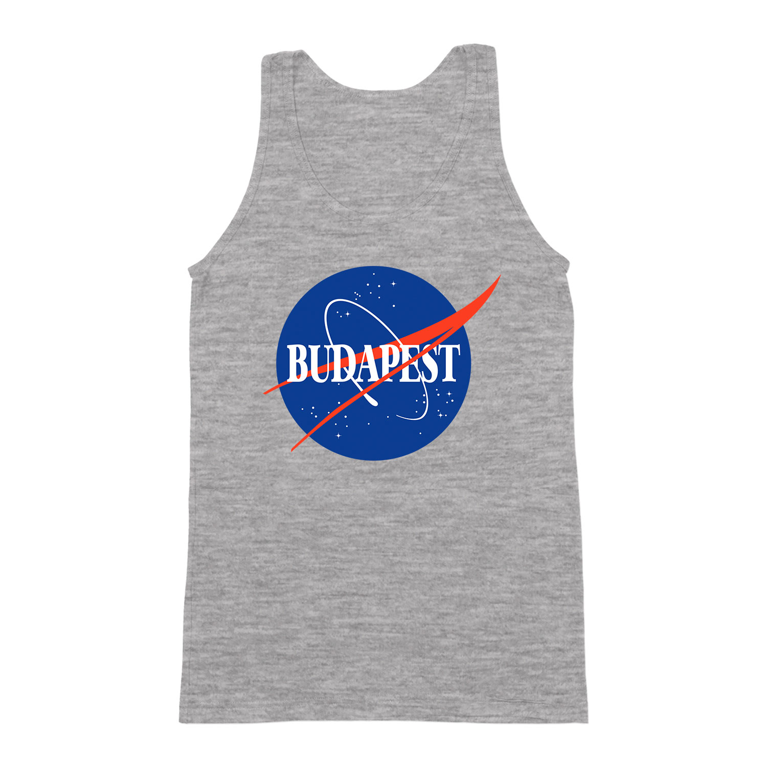 budapest magyarország nasa Sportszürke Férfi Trikó