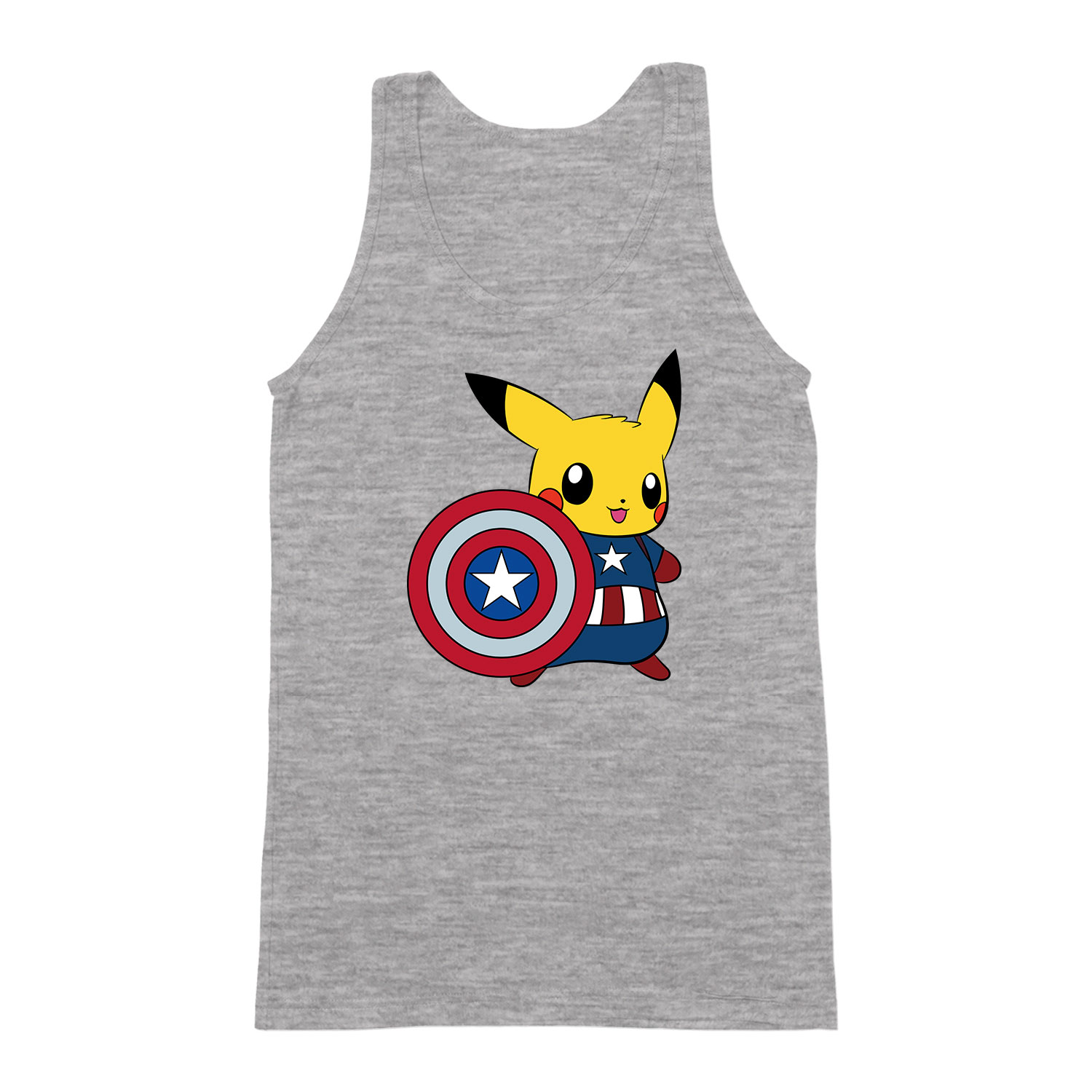 pokemon pikachu Sportszürke Férfi Trikó