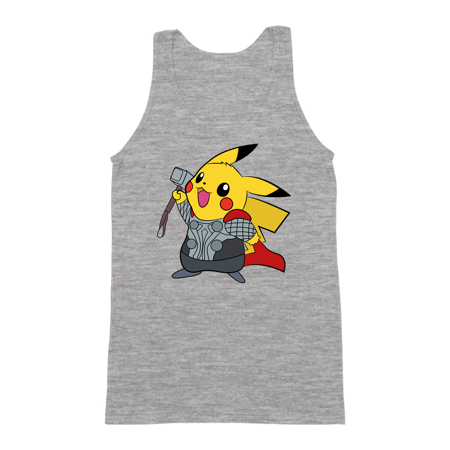 pokemon pikachu Sportszürke Férfi Trikó