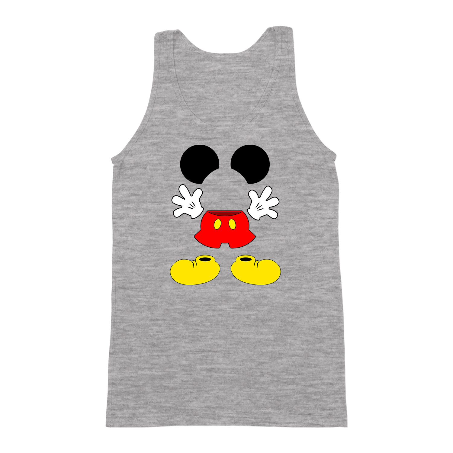 Mickey egér Sportszürke Férfi Trikó