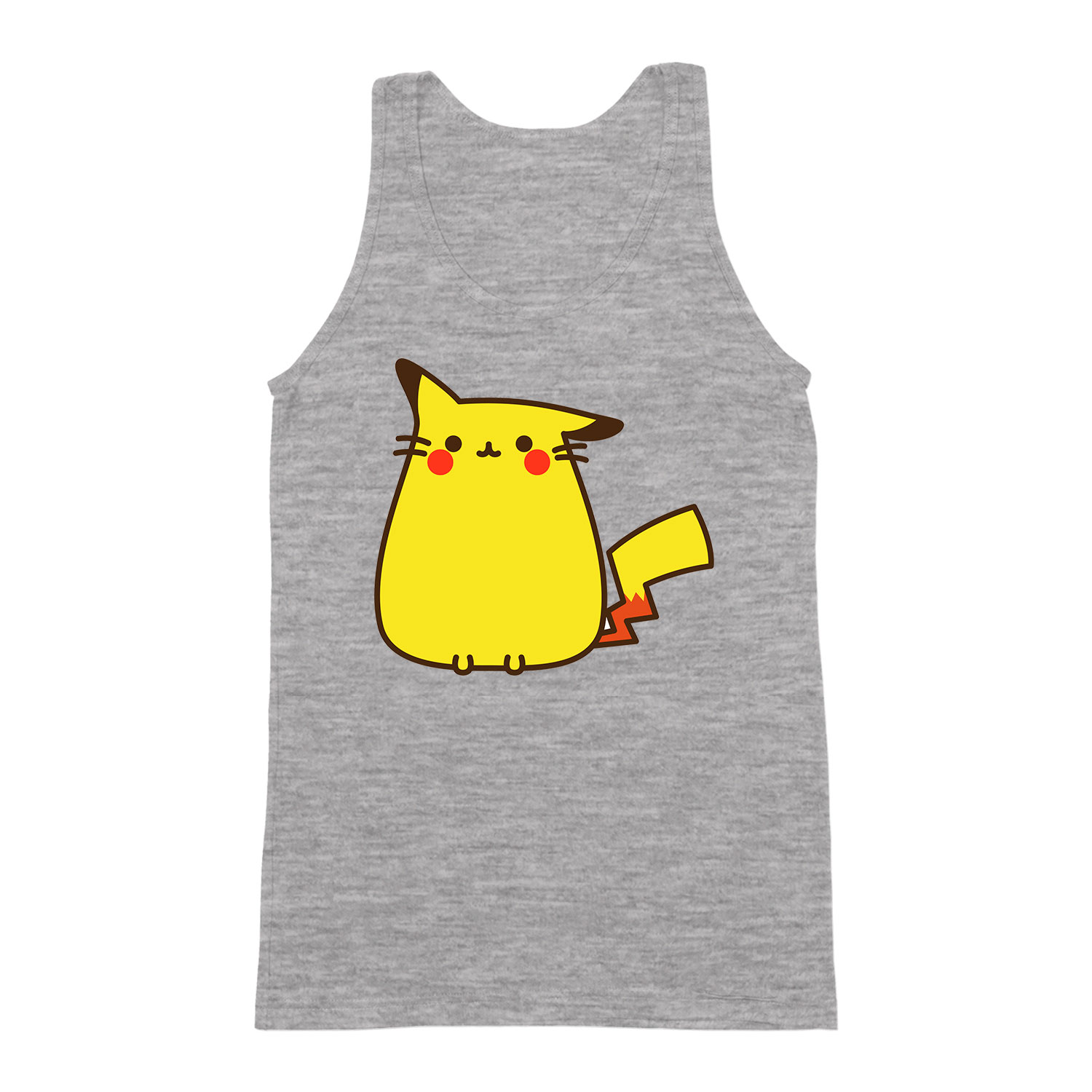 pusheen macska macskás cica cicás Sportszürke Férfi Trikó