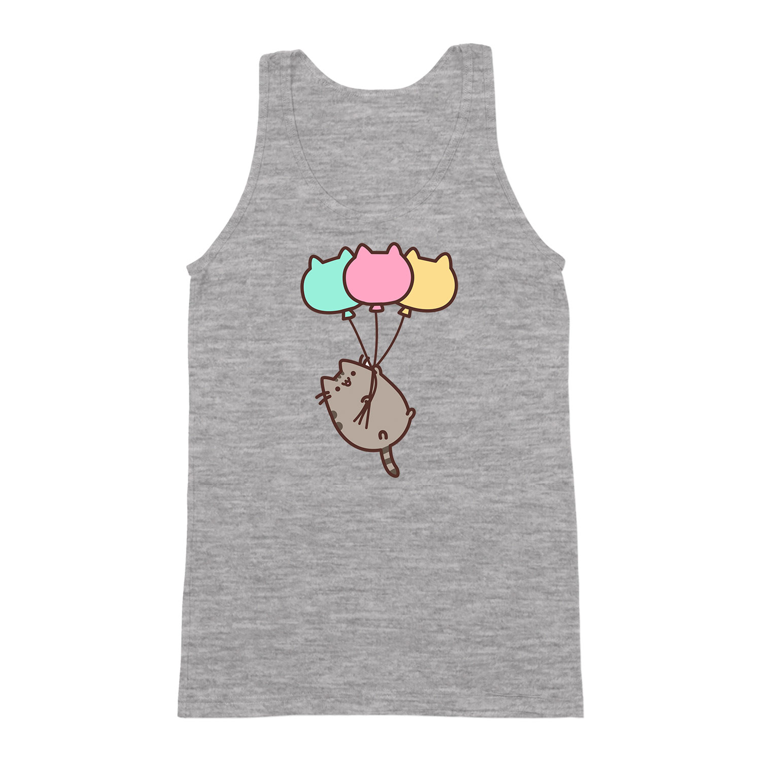 pusheen lufi macska macskás cica cicás Sportszürke Férfi Trikó