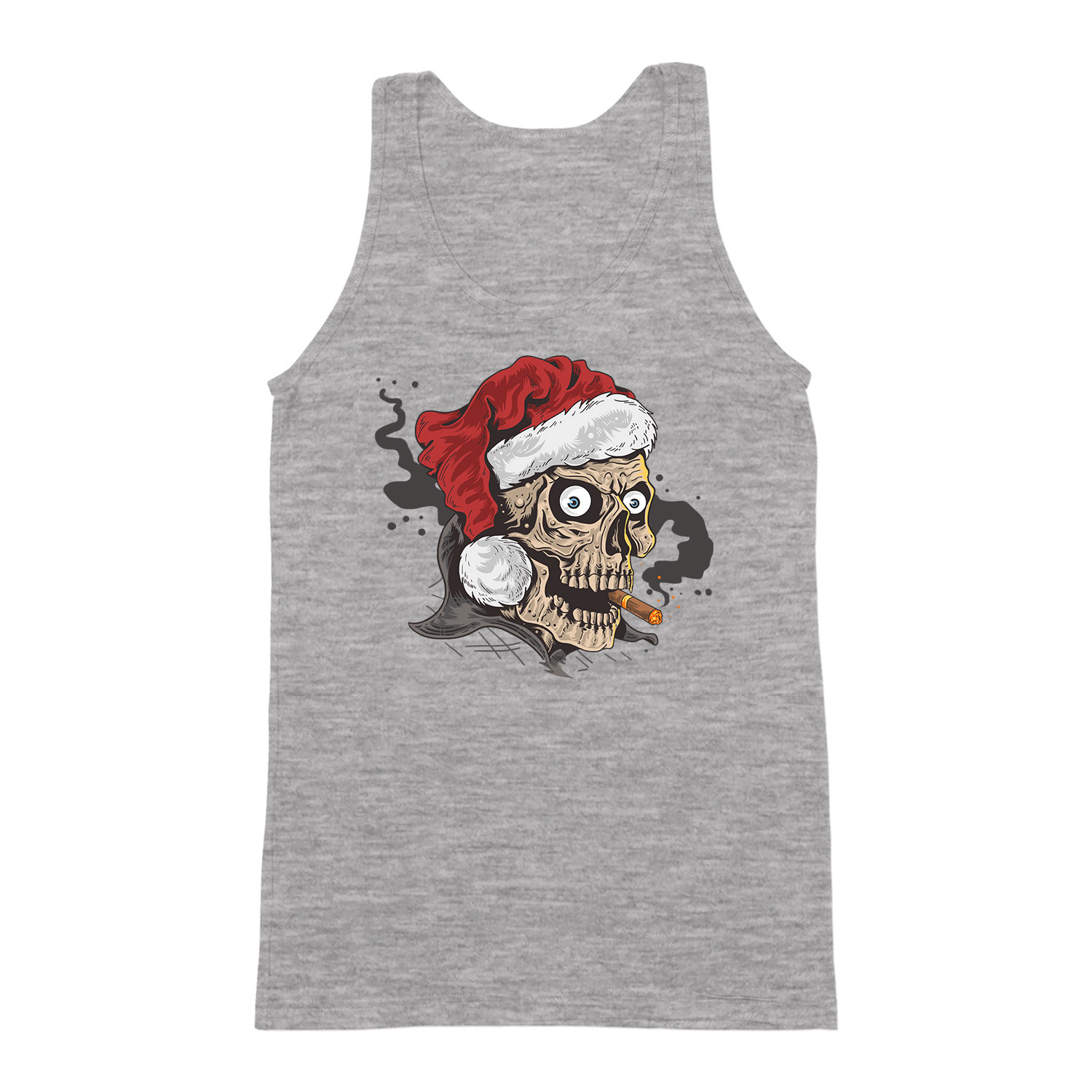 santa koponya Sportszürke Férfi Trikó