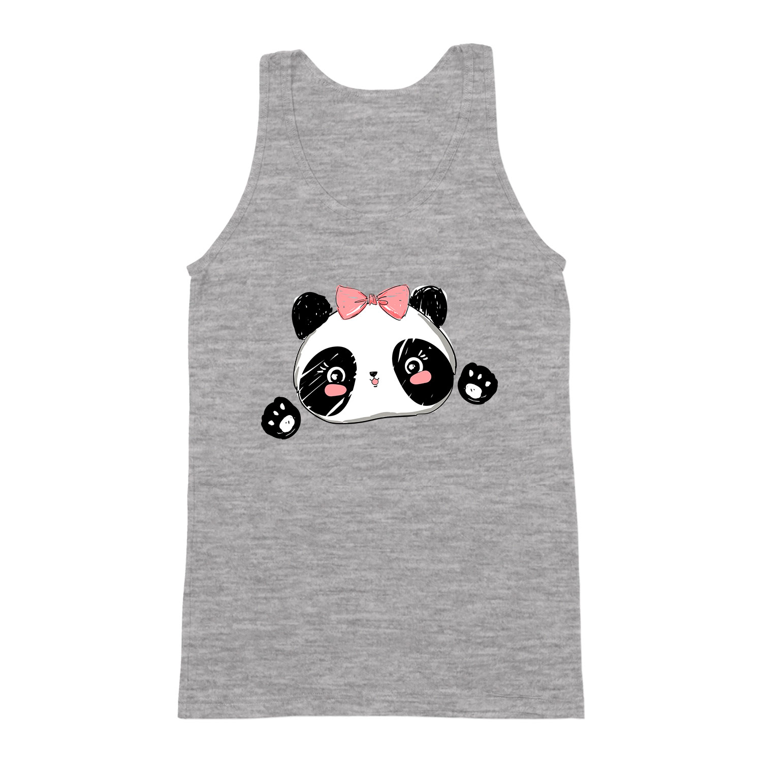 Panda pandás Sportszürke Férfi Trikó
