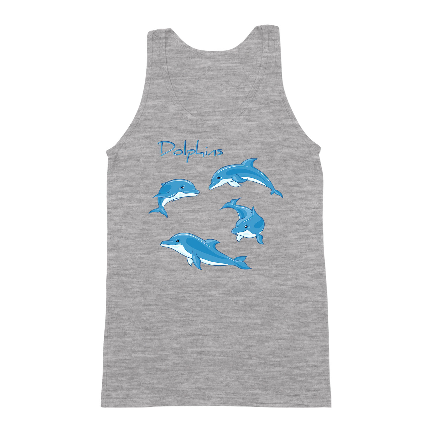 delfin delfines Sportszürke Férfi Trikó