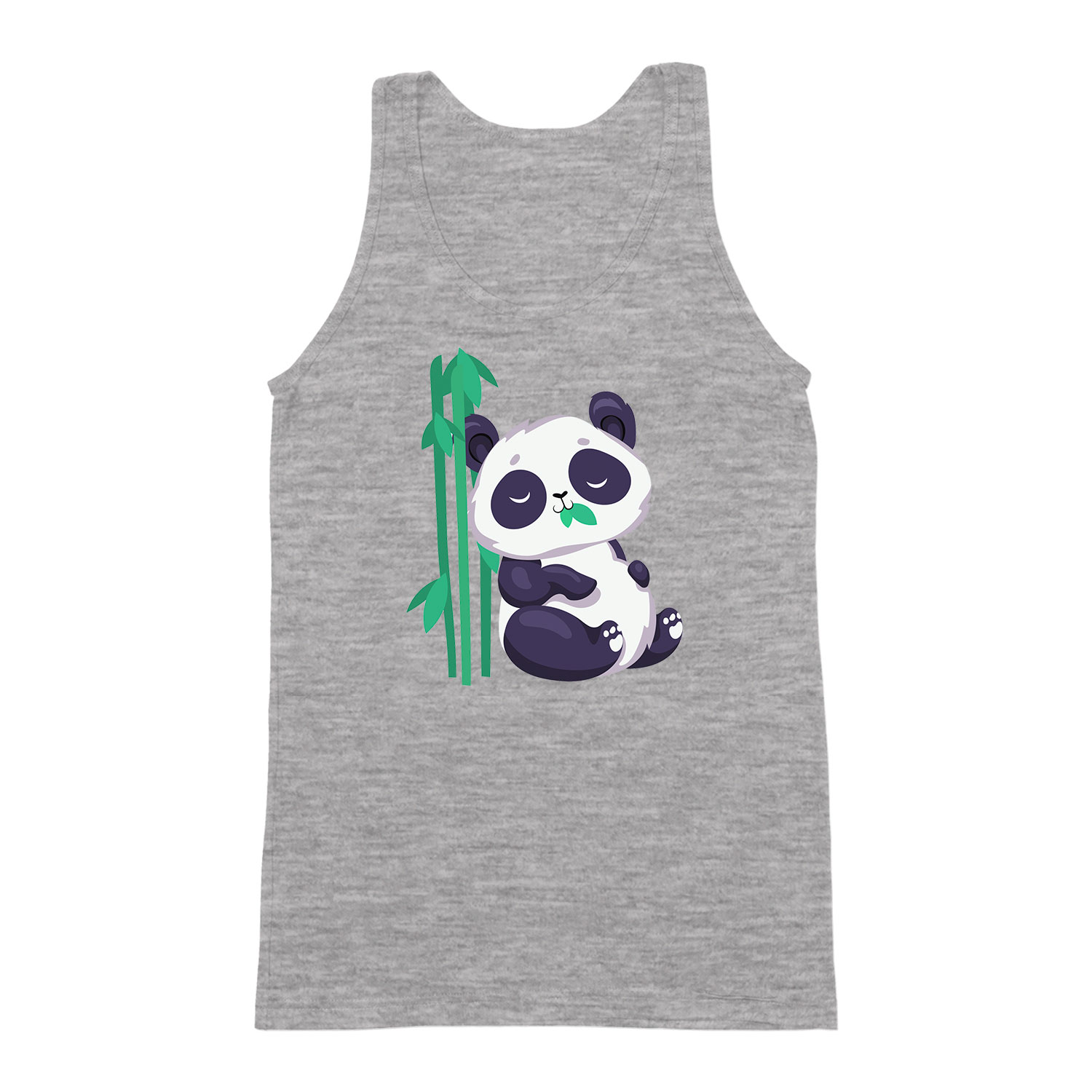 cuki panda pandás bambusz Sportszürke Férfi Trikó