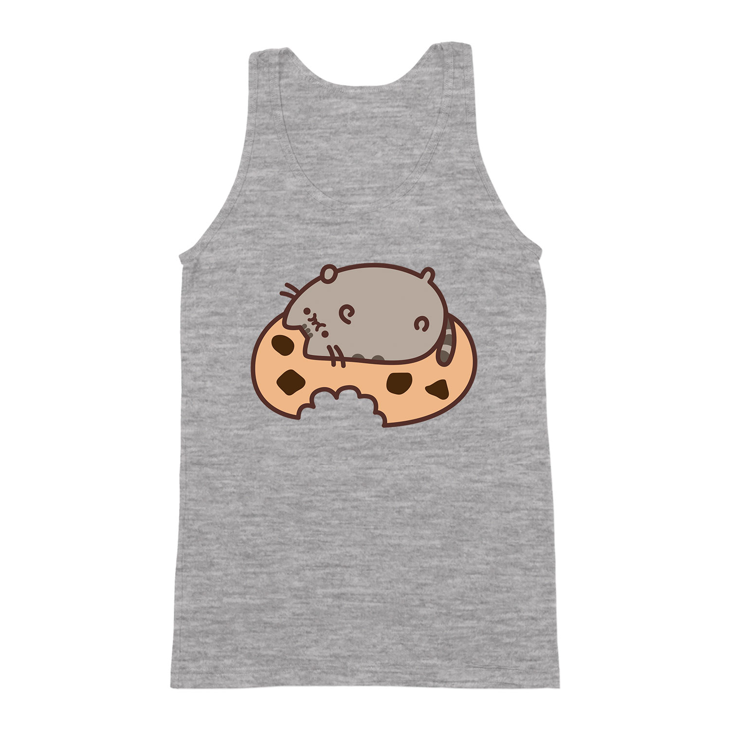 pusheen macska macskás cica cicás Sportszürke Férfi Trikó