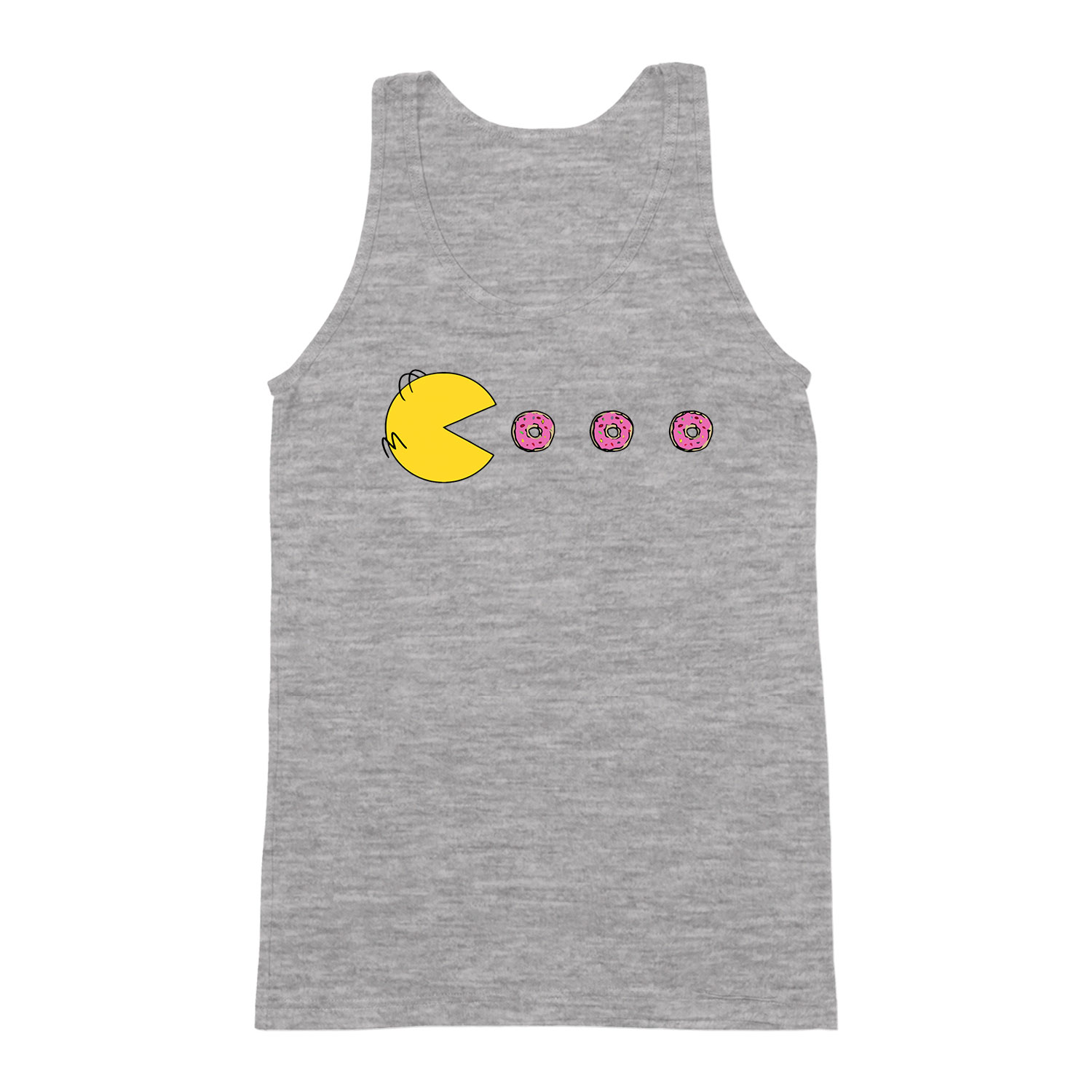 pac man fánk homer Sportszürke Férfi Trikó
