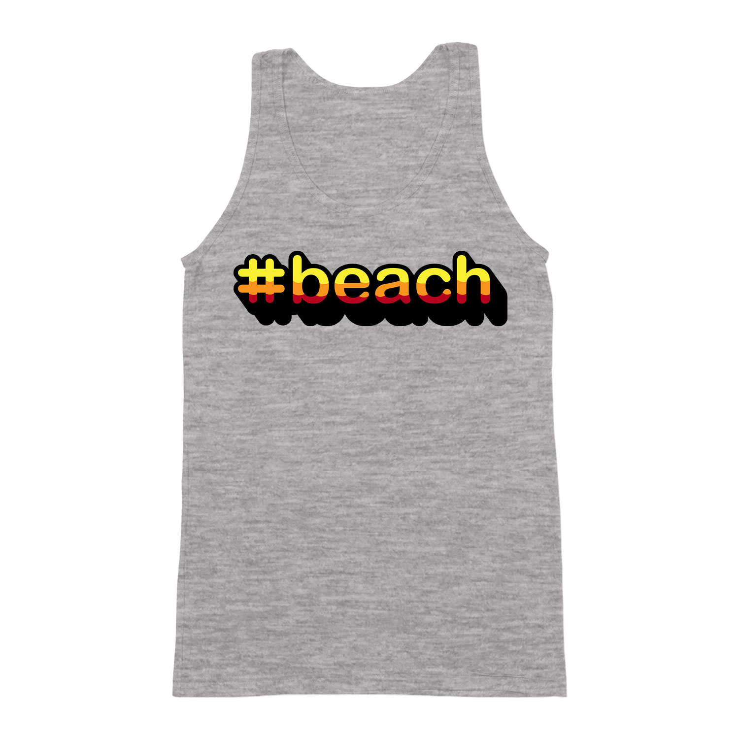 beach nyár nyaralás Sportszürke Férfi Trikó