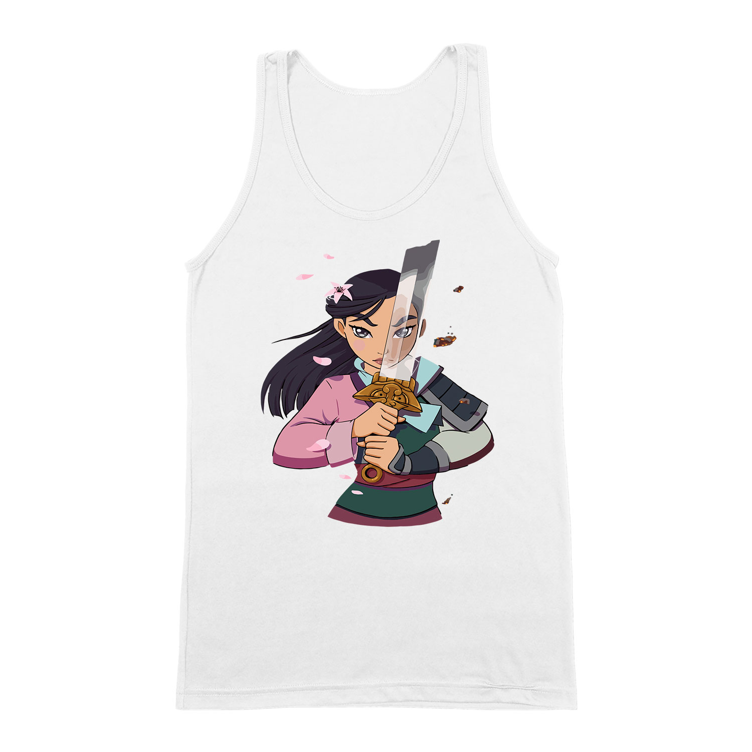 Mulan Fehér Férfi Trikó