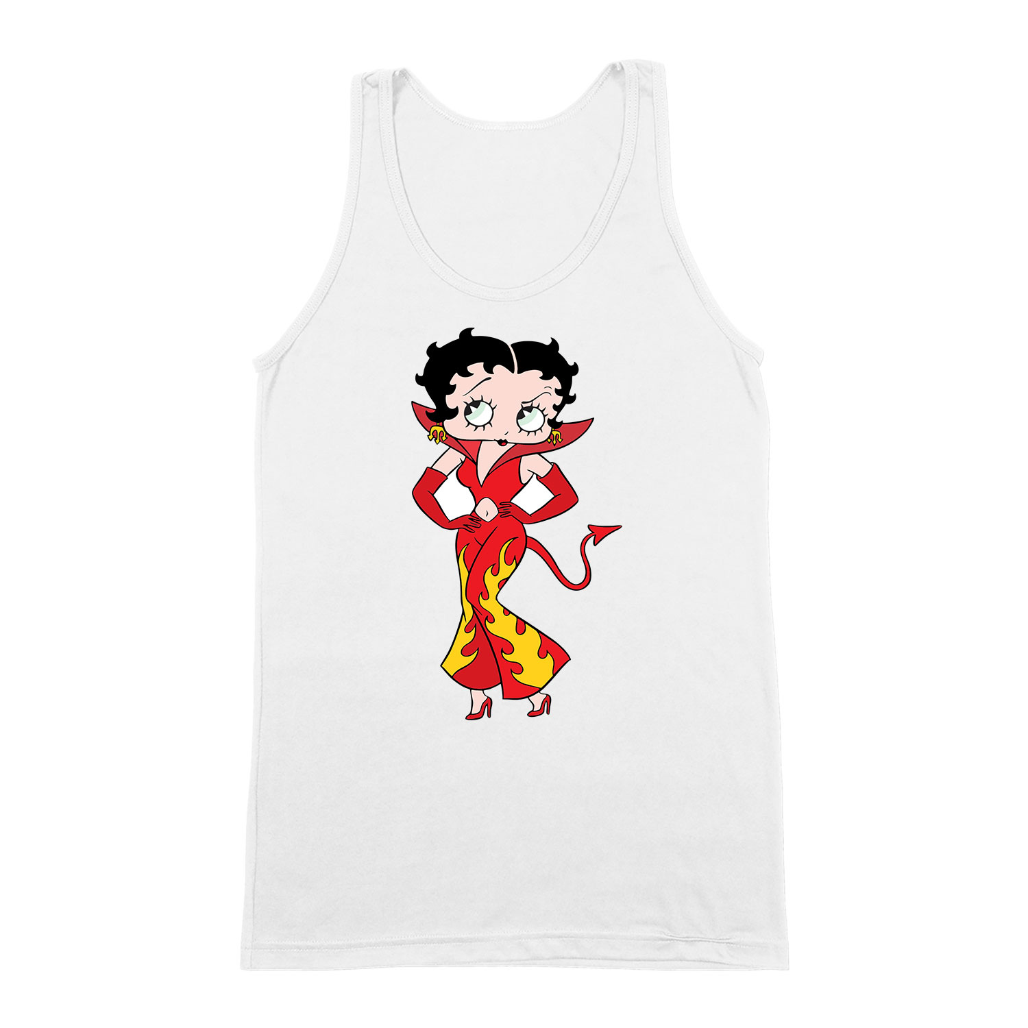 Betty Boop Fehér Férfi Trikó