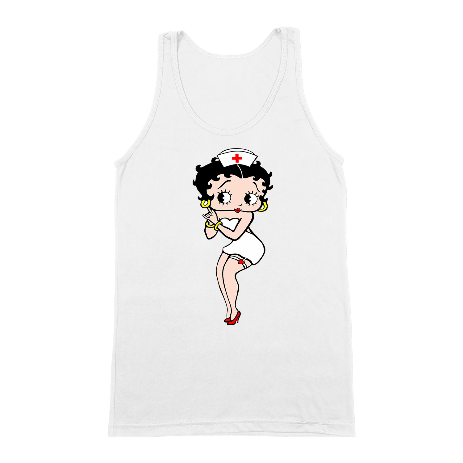 Betty Boop Fehér Férfi Trikó