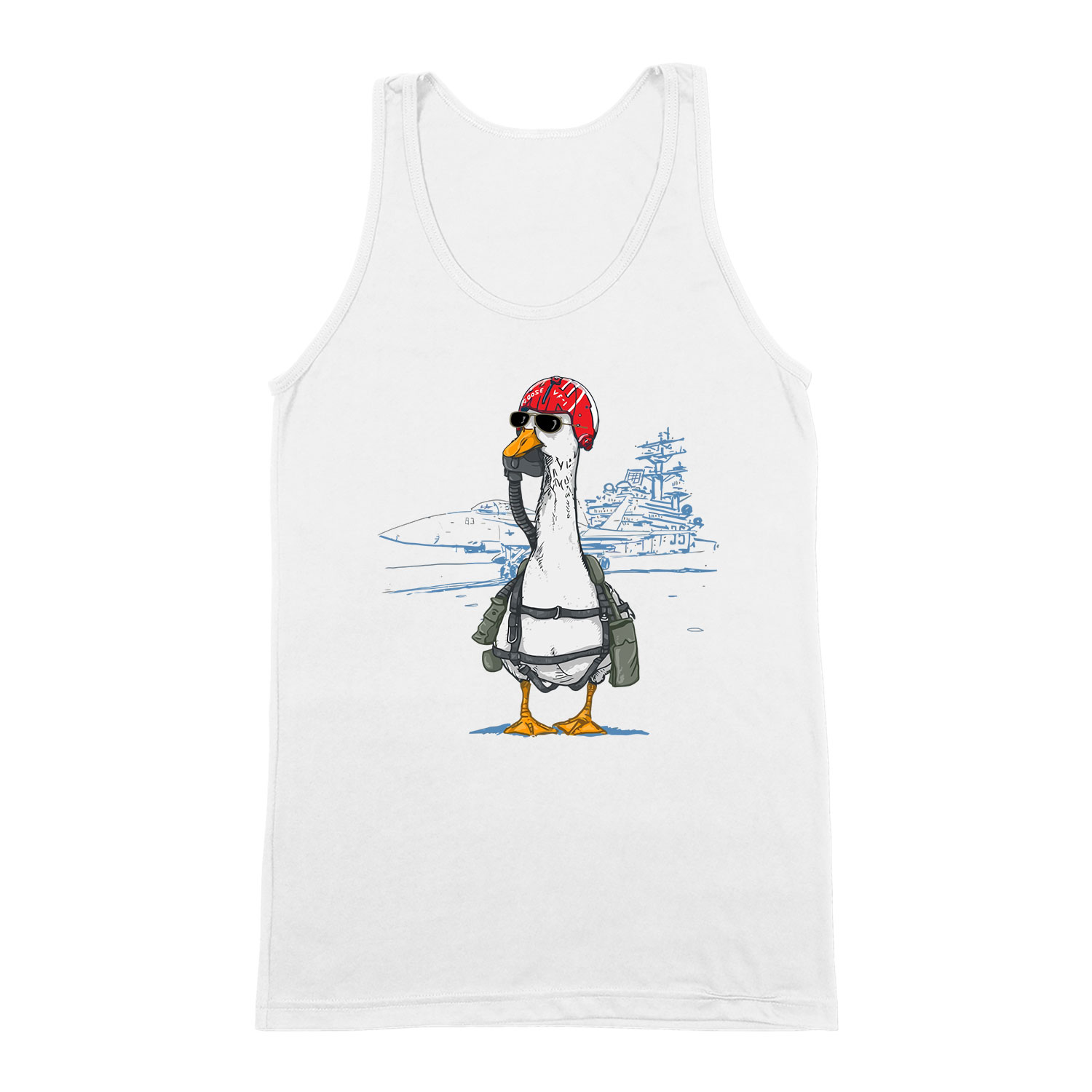 Goose Top Gun Fehér Férfi Trikó