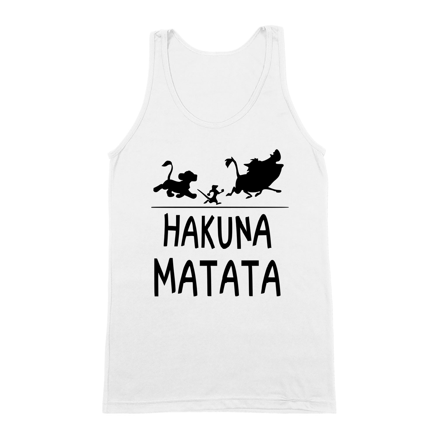 hakuna matata oroszlánkirály Fehér Férfi Trikó
