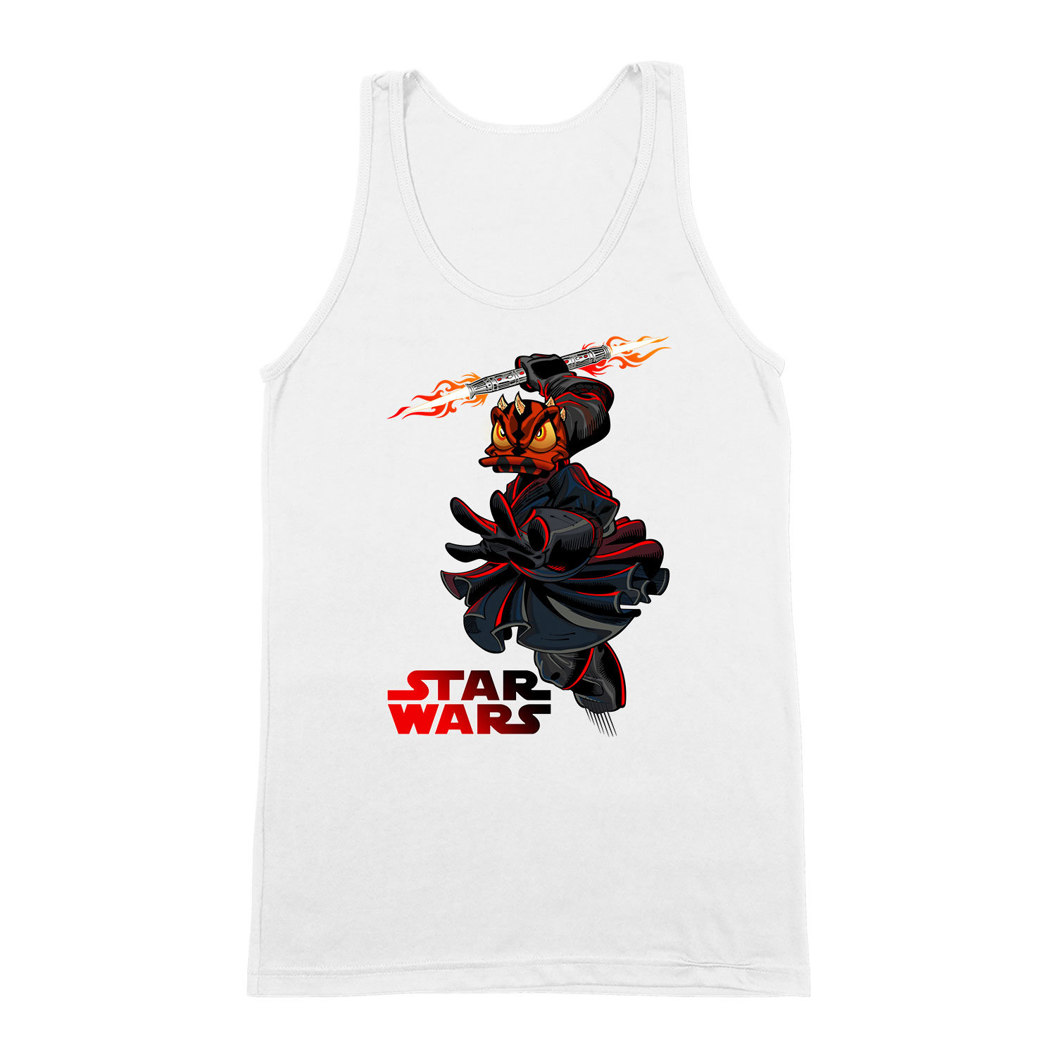 darth maul donald kacsa Fehér Férfi Trikó