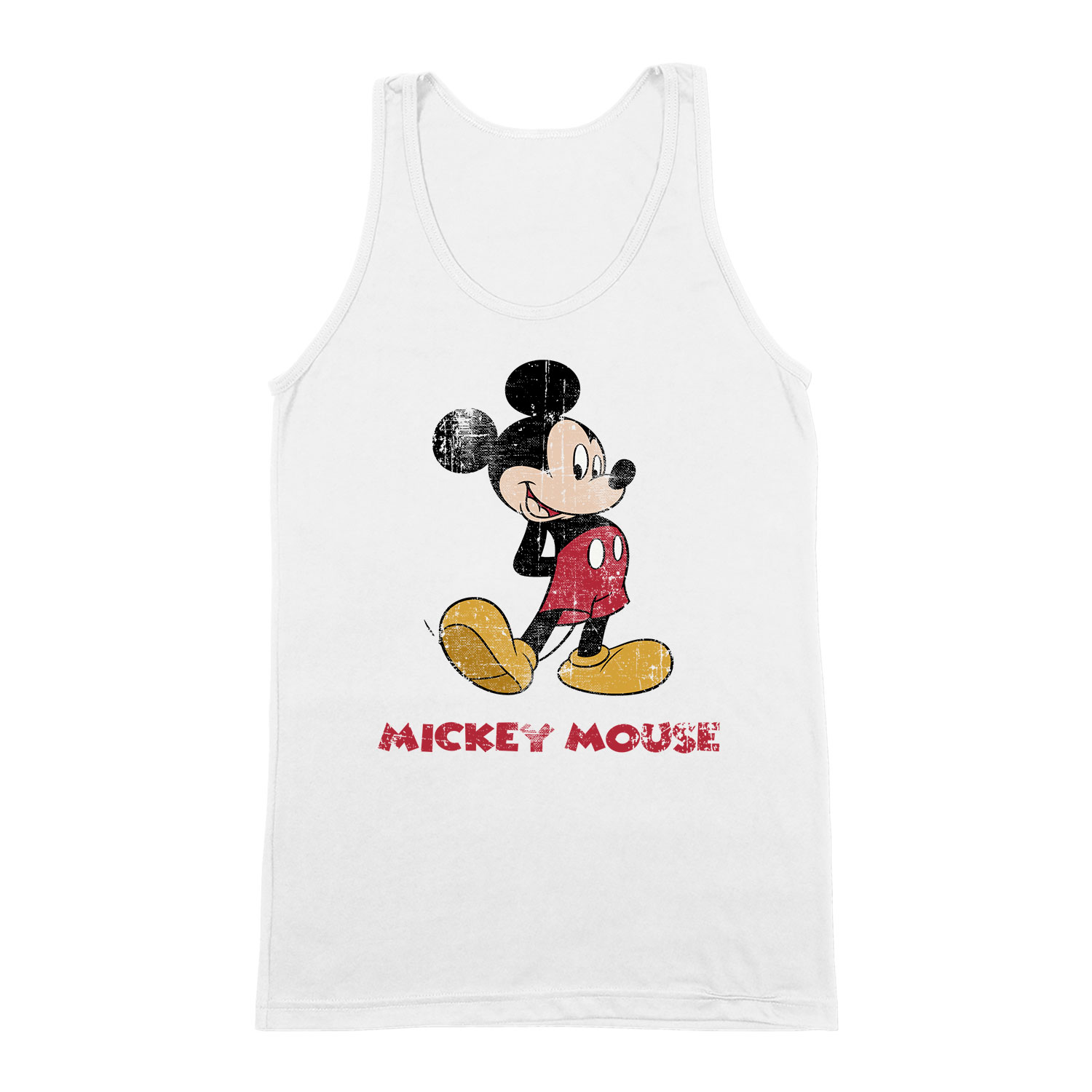 mickey egér Fehér Férfi Trikó