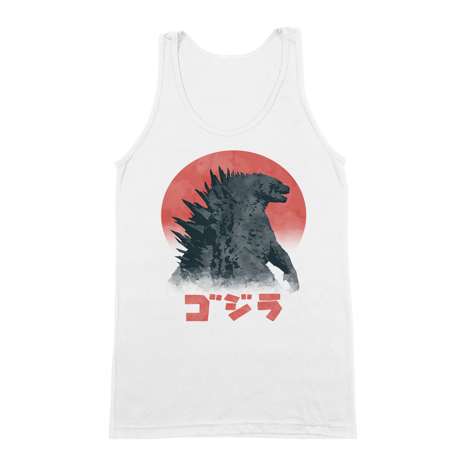 godzilla Fehér Férfi Trikó