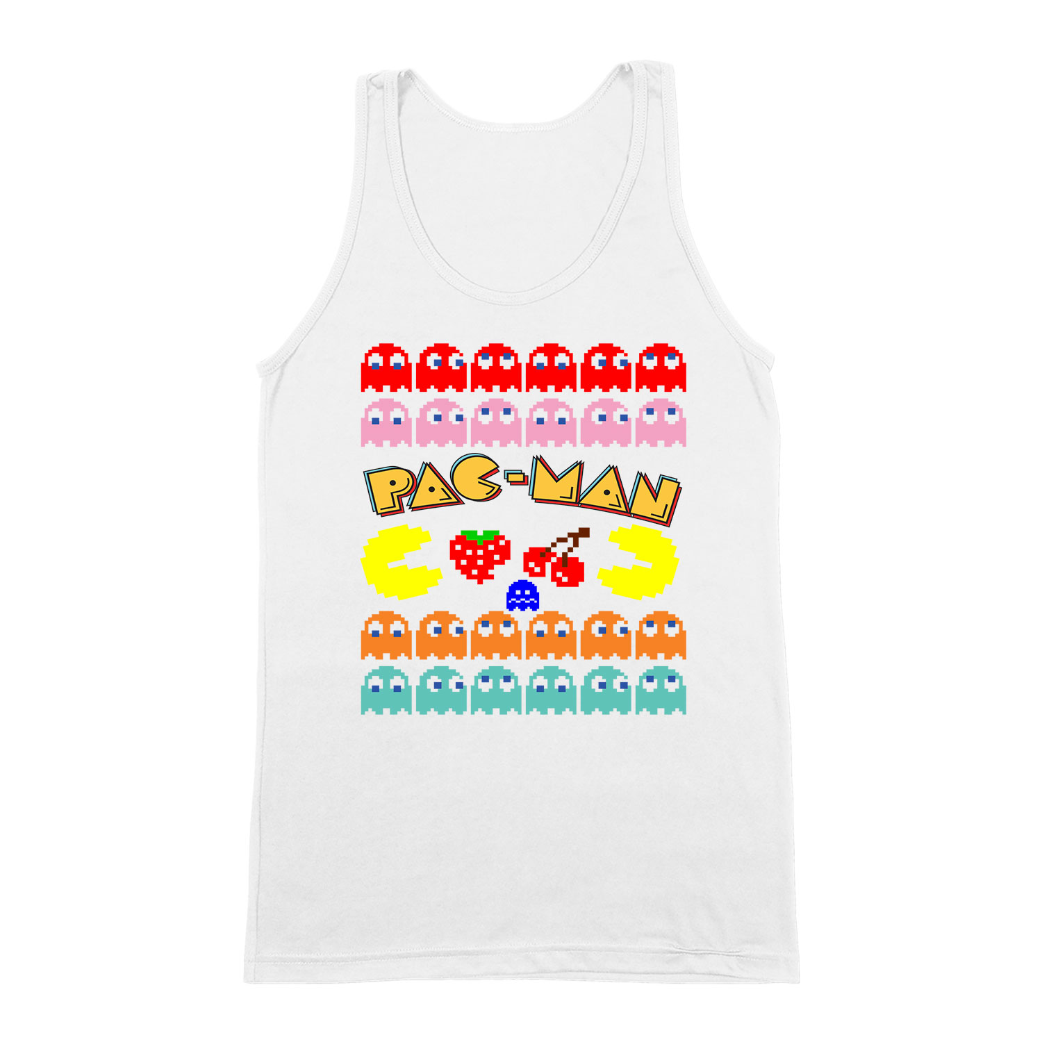 pac man Fehér Férfi Trikó