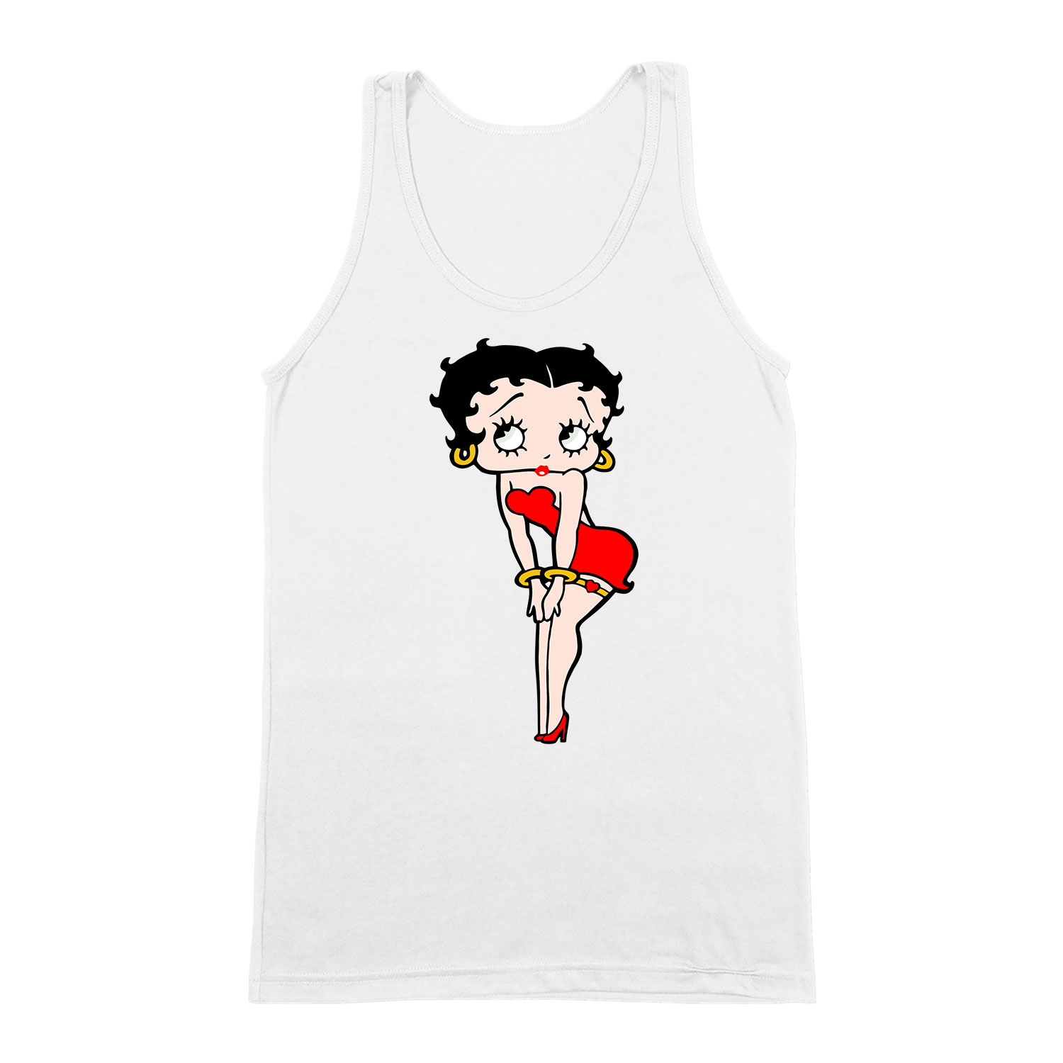 betty boop Fehér Férfi Trikó