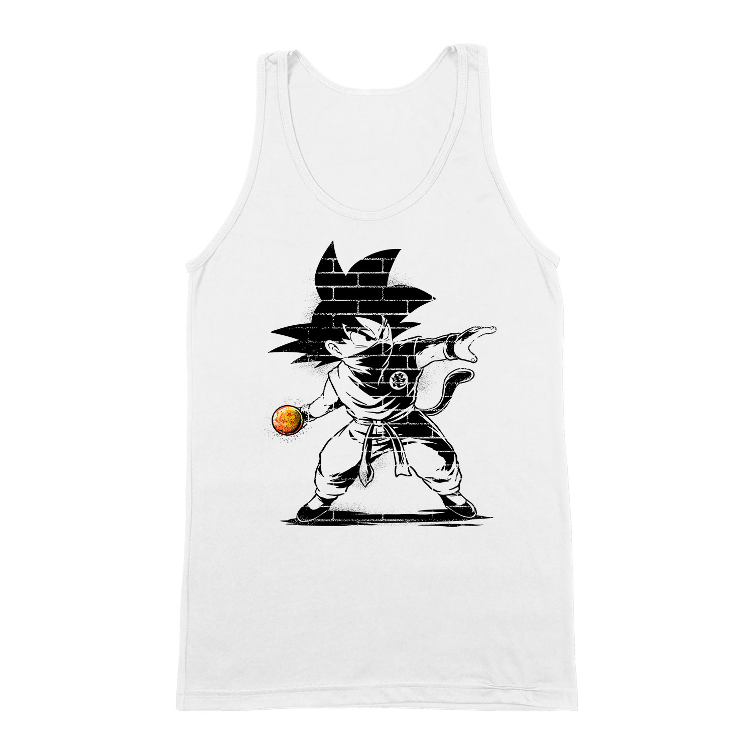 son goku dragon ball Fehér Férfi Trikó