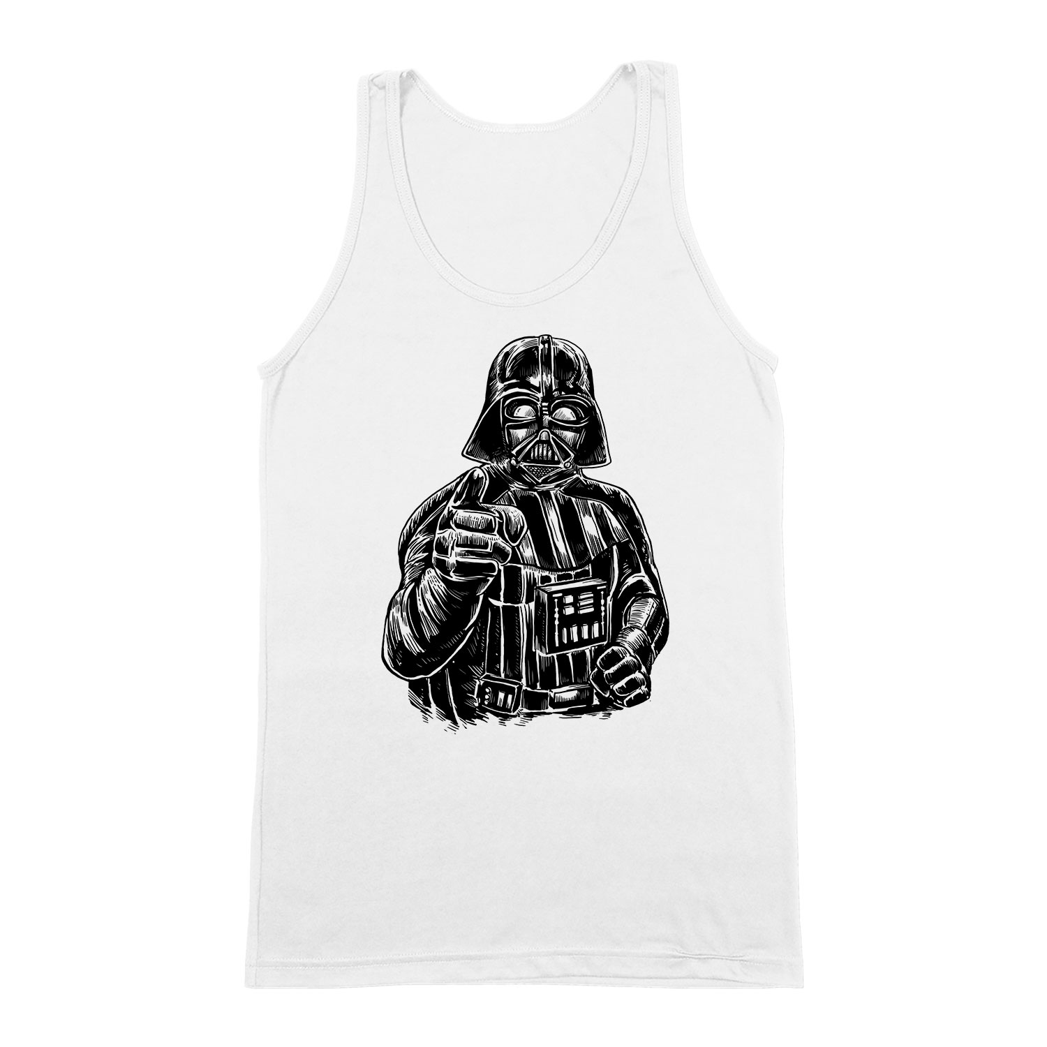 darth vader star wars Fehér Férfi Trikó