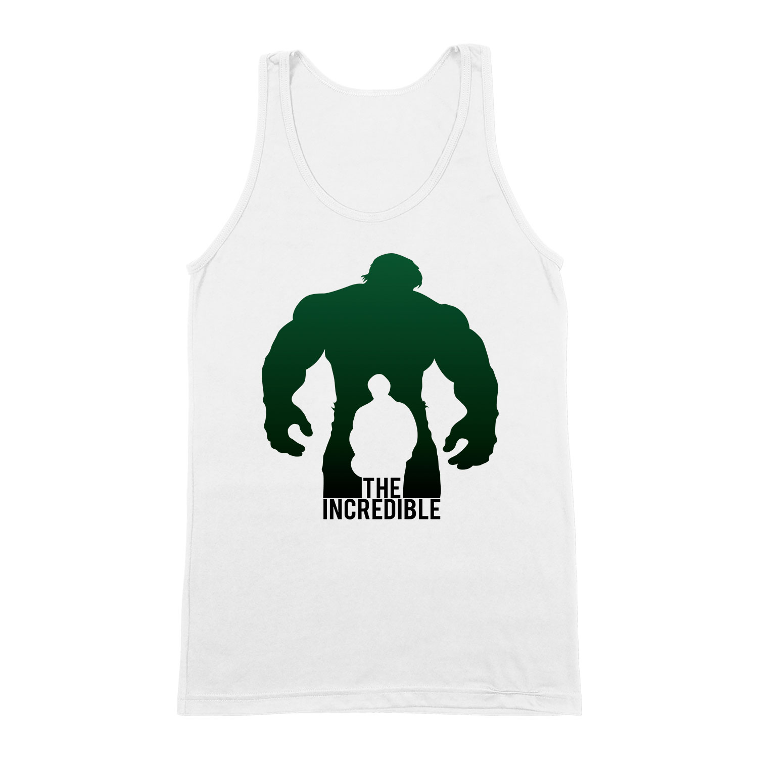 hulk Fehér Férfi Trikó