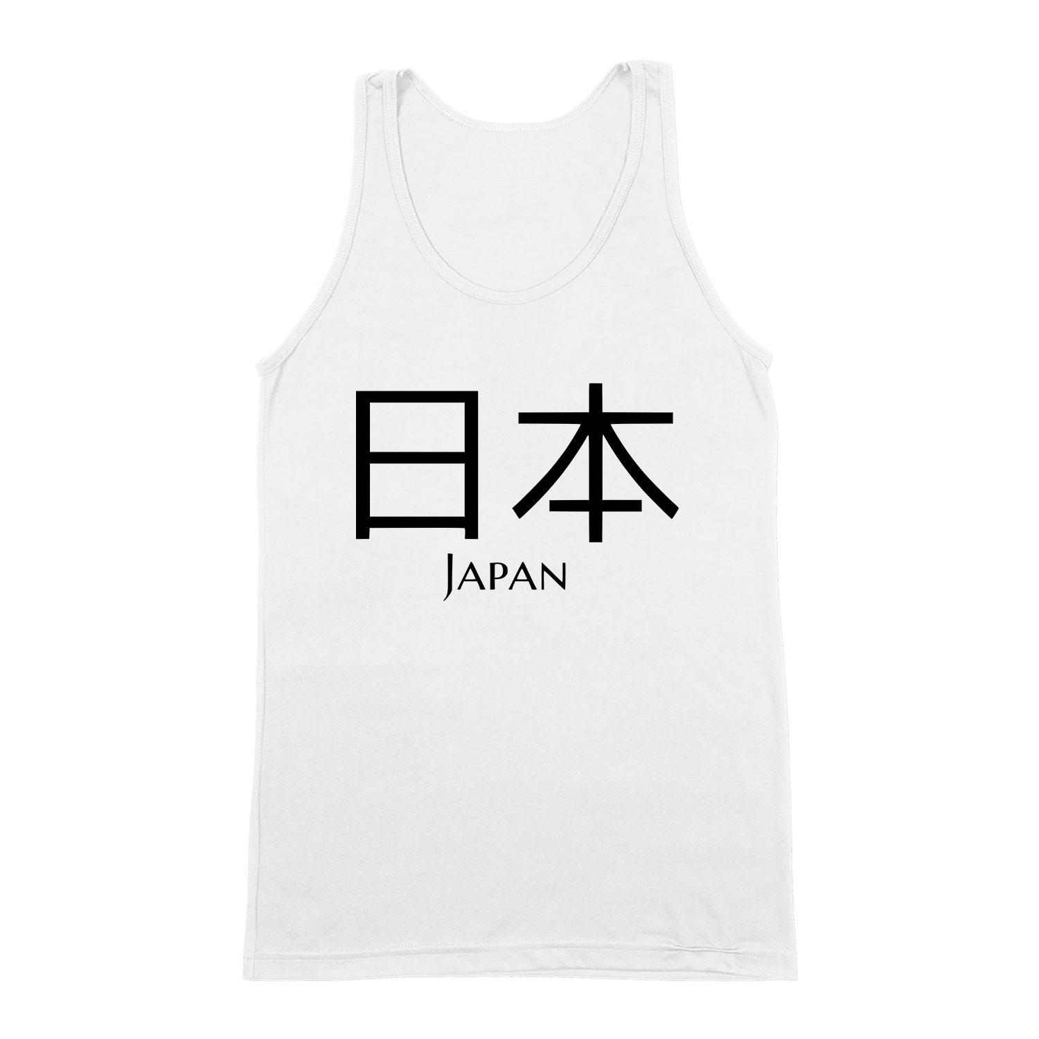 Japan japán írás Fehér Férfi Trikó