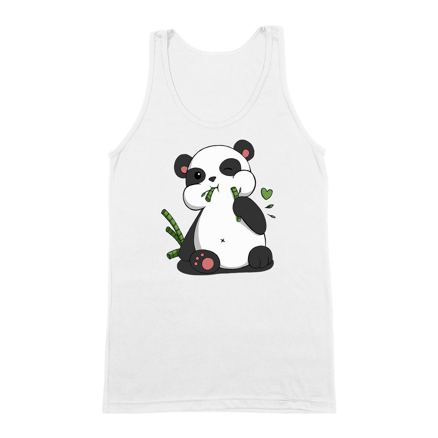 Panda pandás Fehér Férfi Trikó