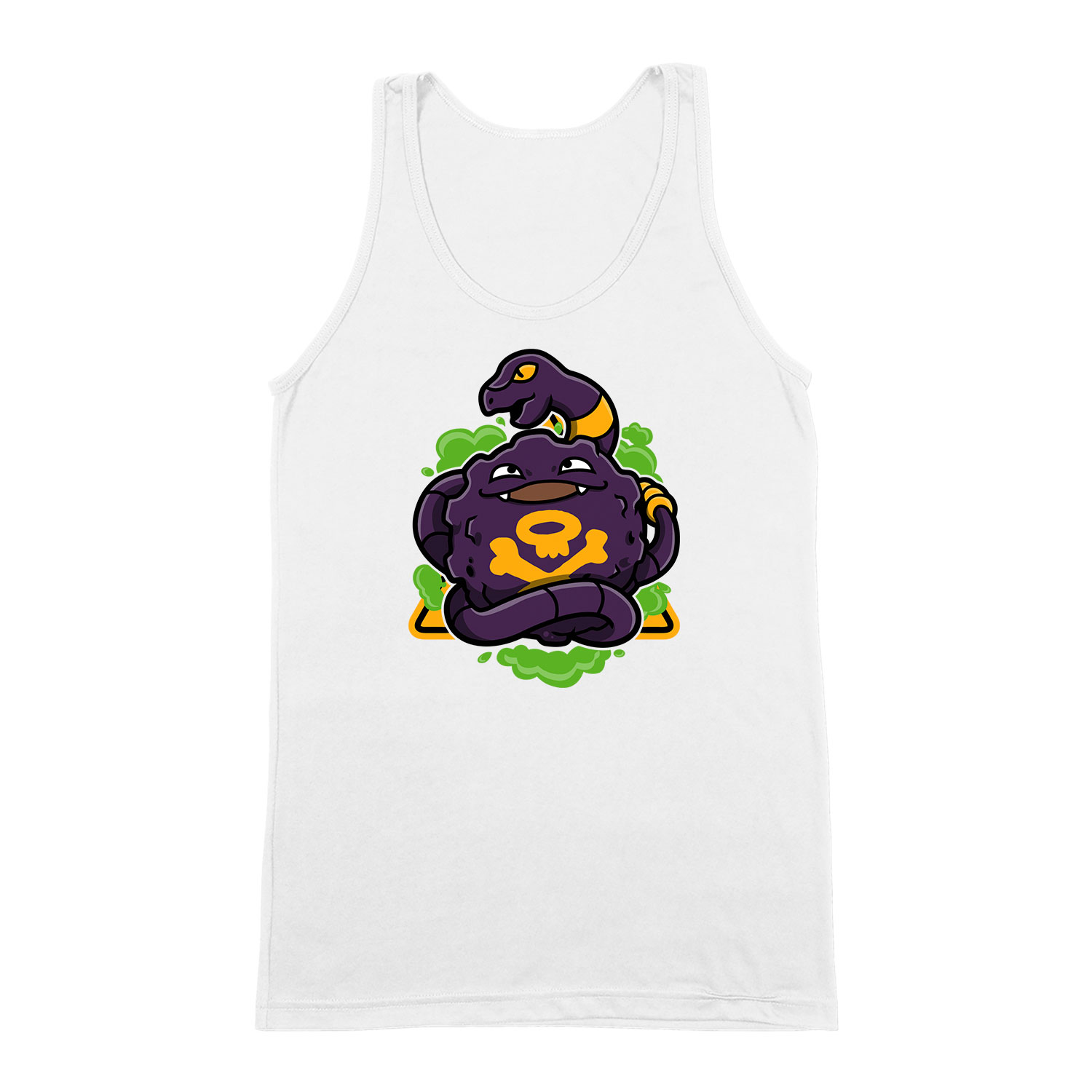 Pokemon Koffing Fehér Férfi Trikó