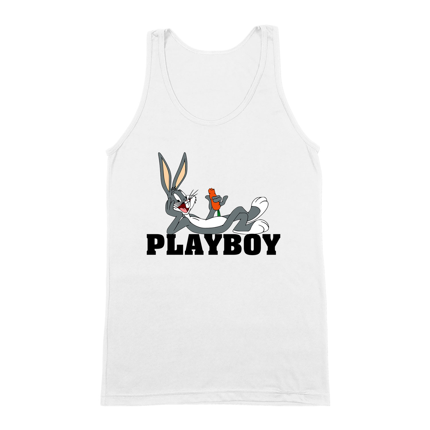 tapsi hapsi playboy Fehér Férfi Trikó