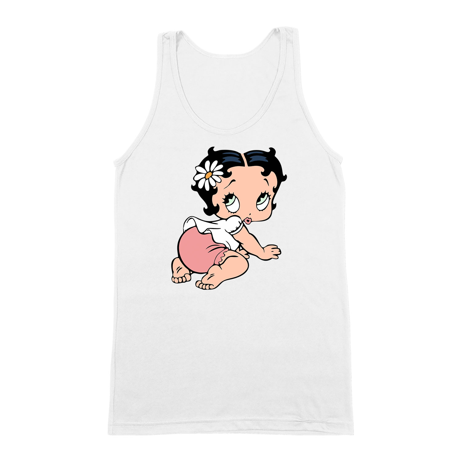 betty boop Fehér Férfi Trikó