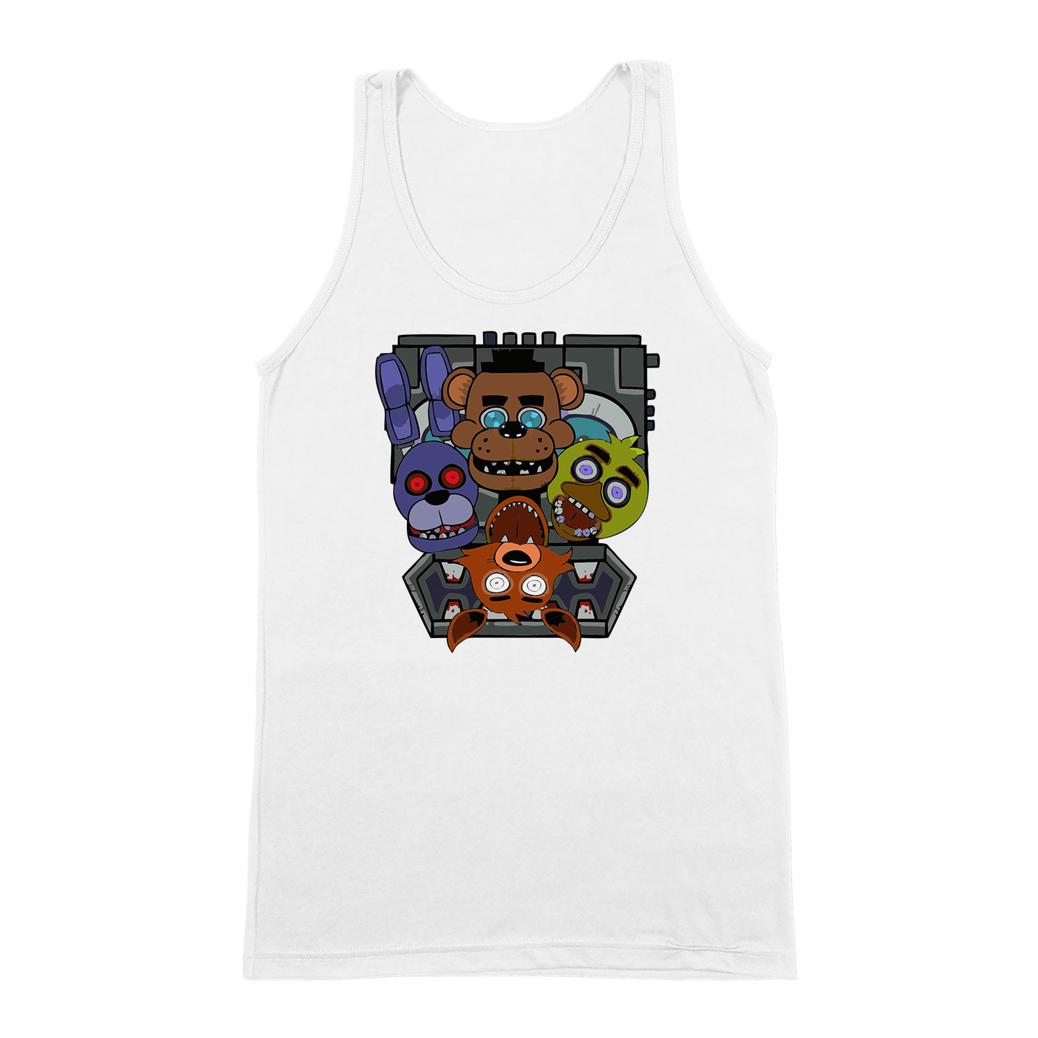 Five Nights At Freddy's Fehér Férfi Trikó