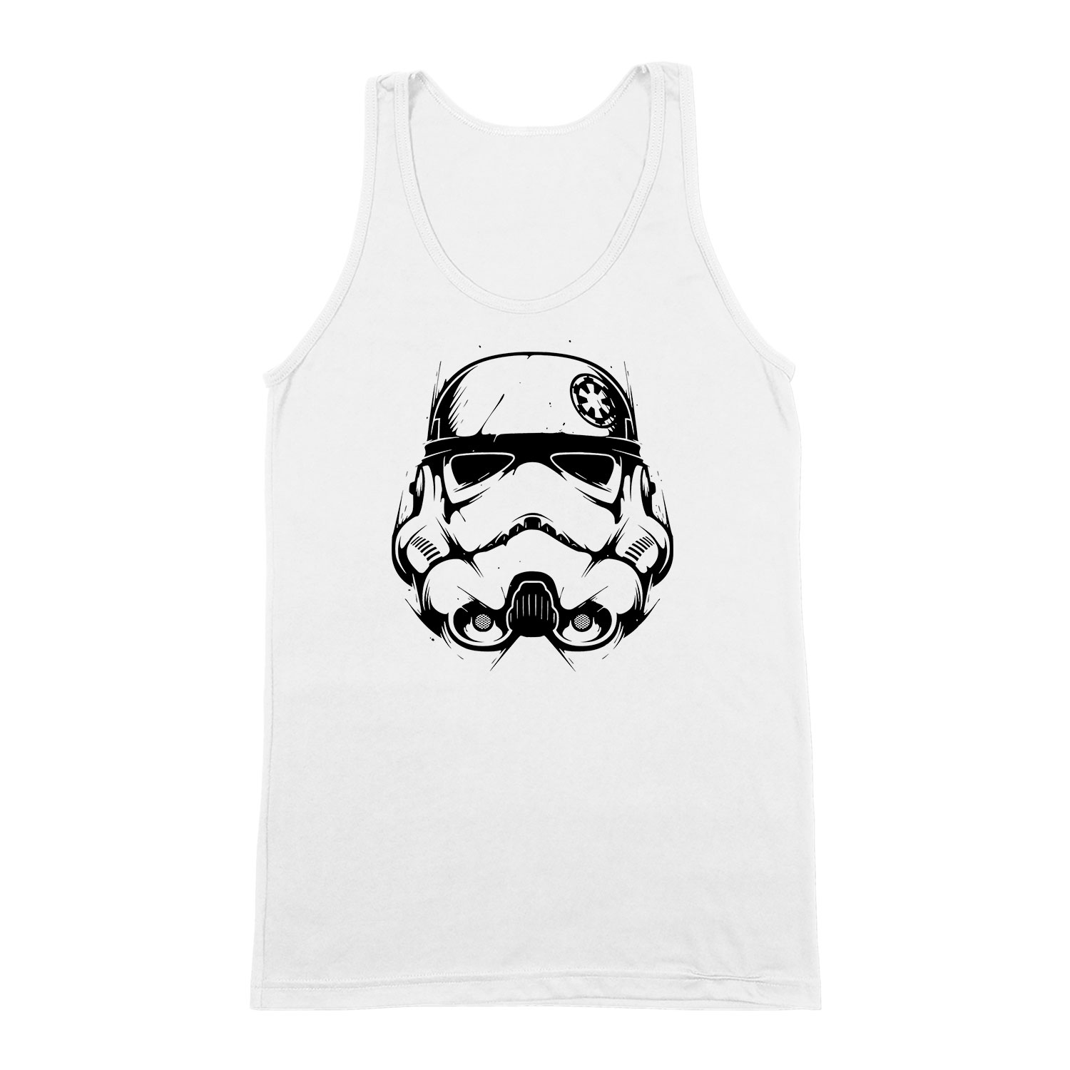 storm trooper star wars Fehér Férfi Trikó