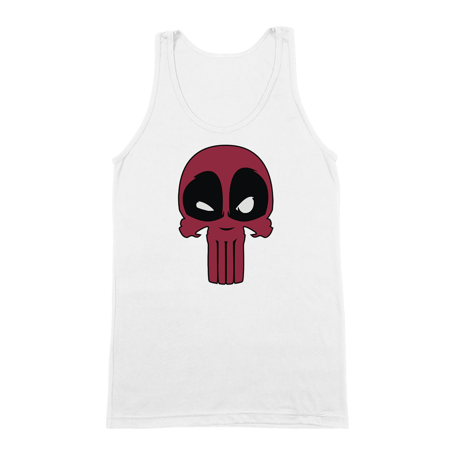 deadpool Fehér Férfi Trikó