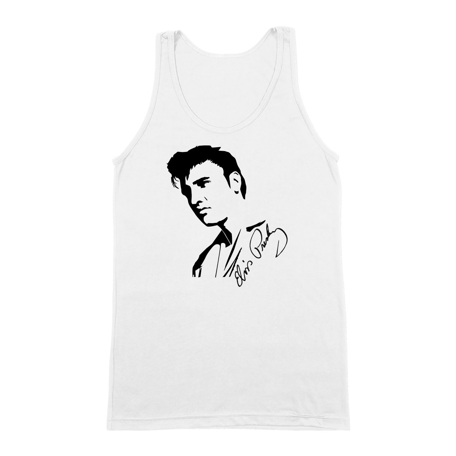 elvis presley Fehér Férfi Trikó