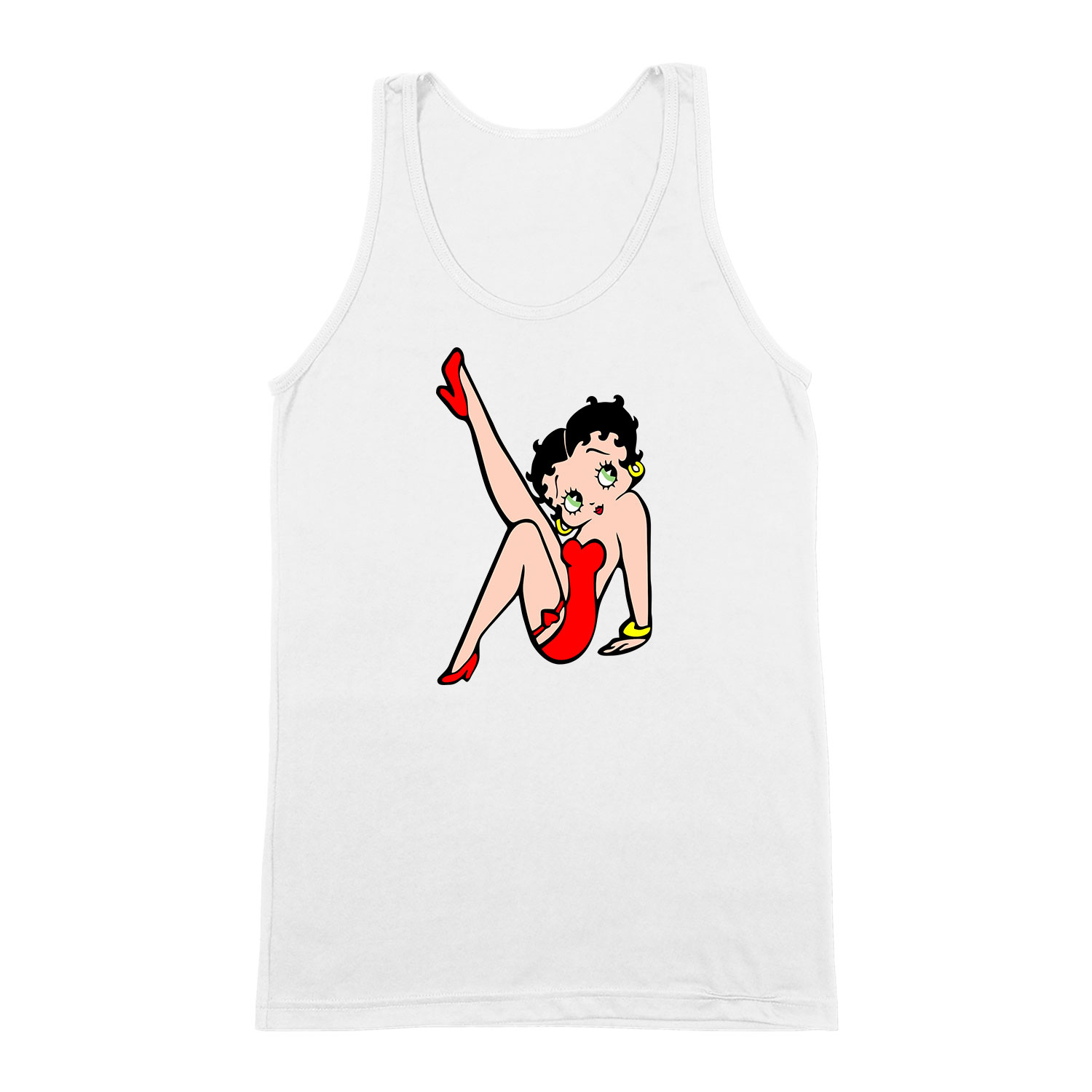 Betty Boop Fehér Férfi Trikó