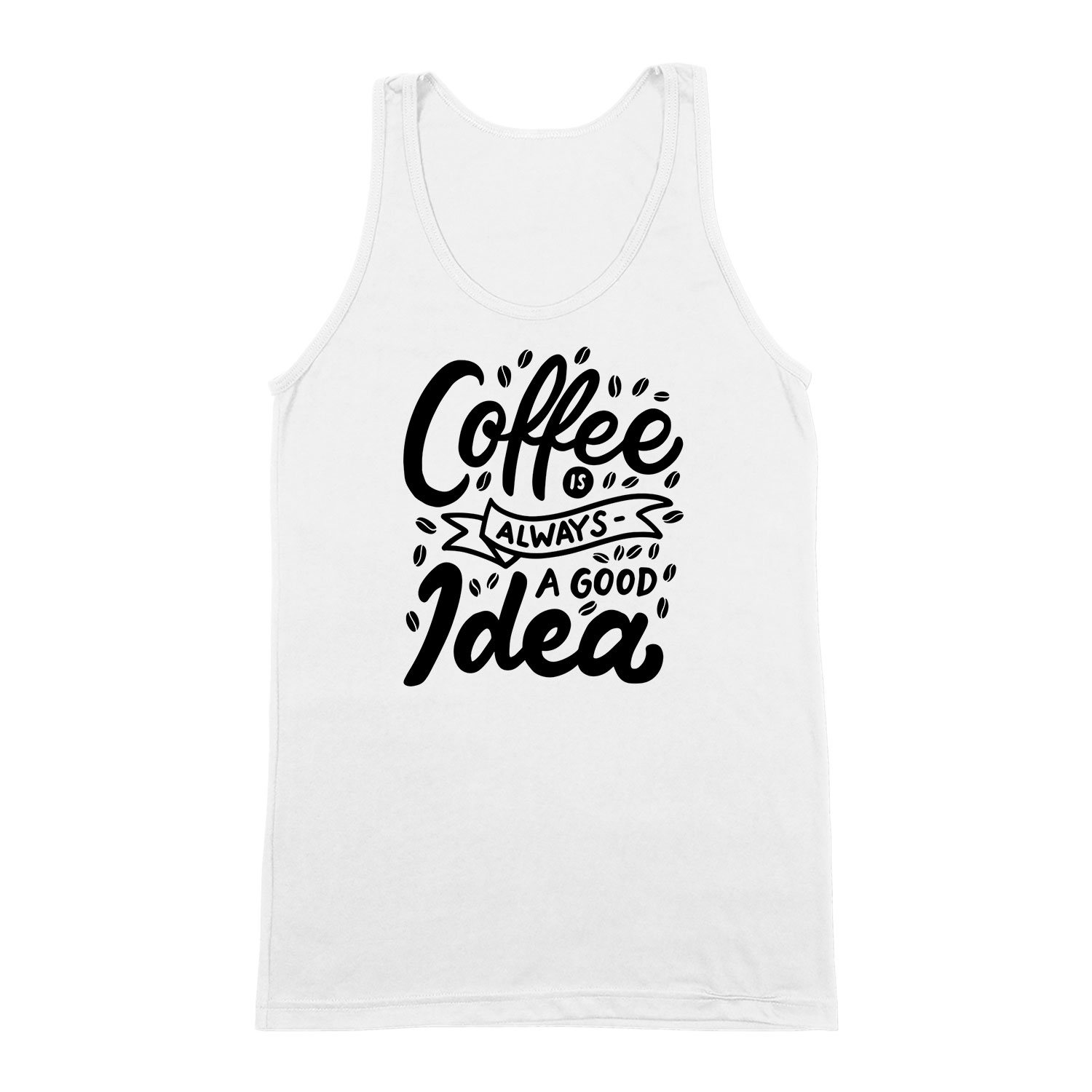 coffee kávé Fehér Férfi Trikó