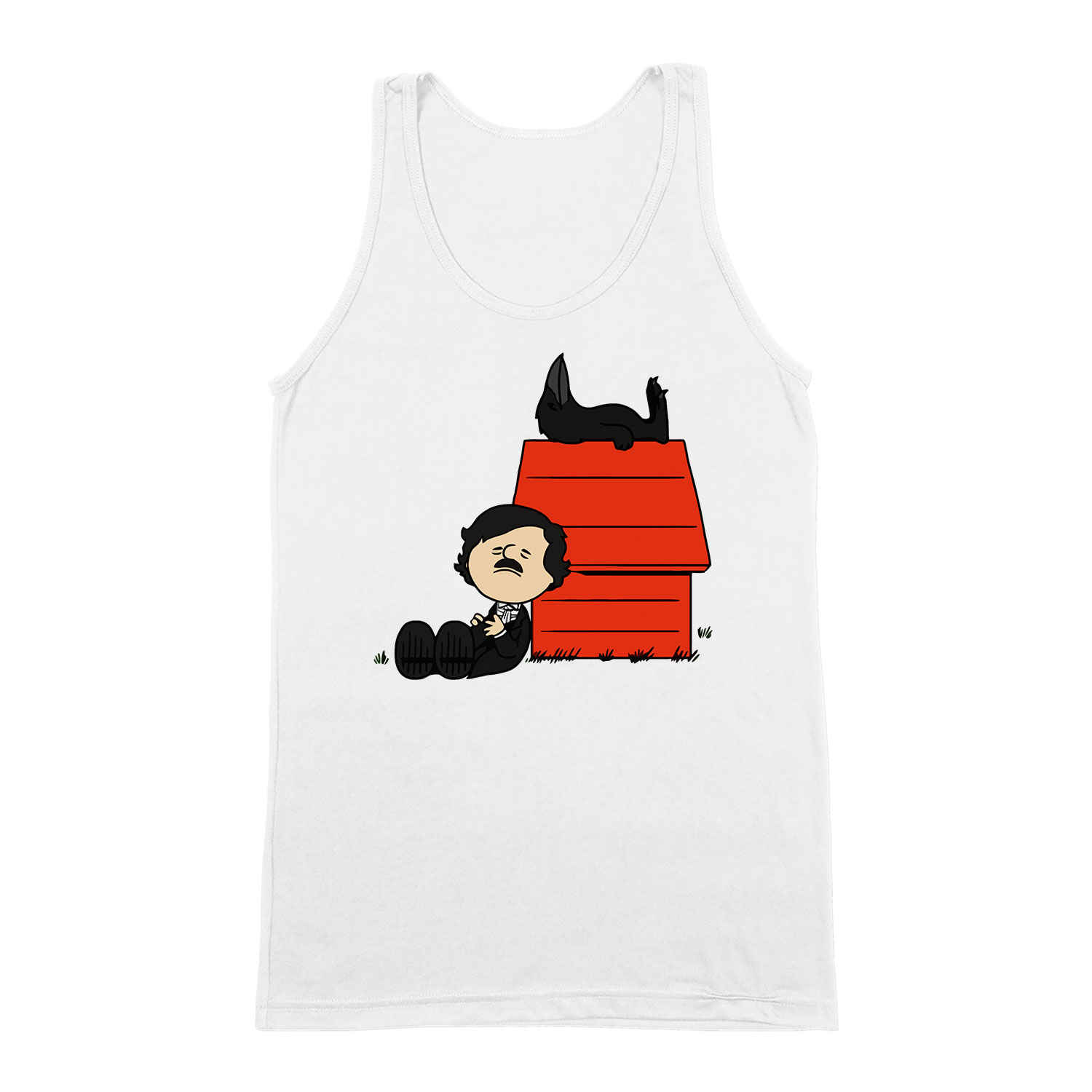 Edgar Allan Poe Fehér Férfi Trikó