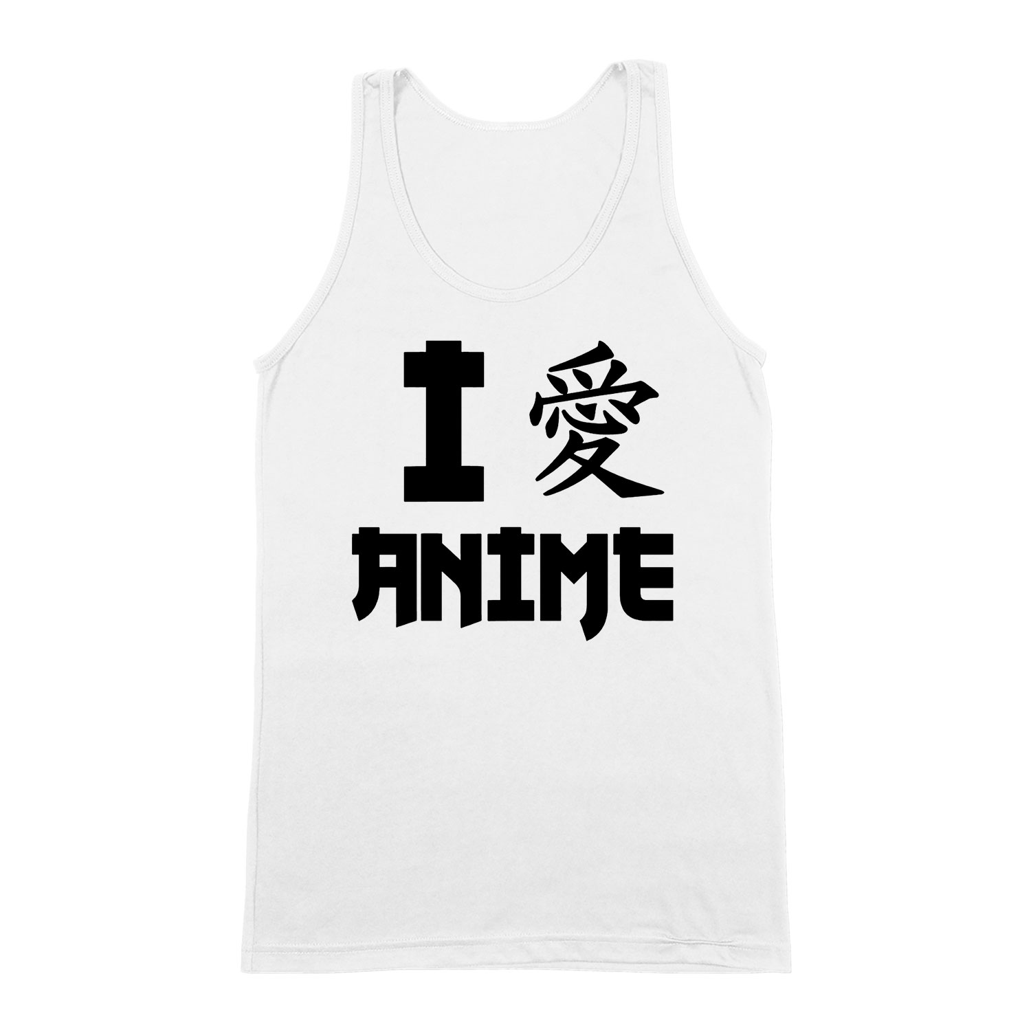 anime Fehér Férfi Trikó