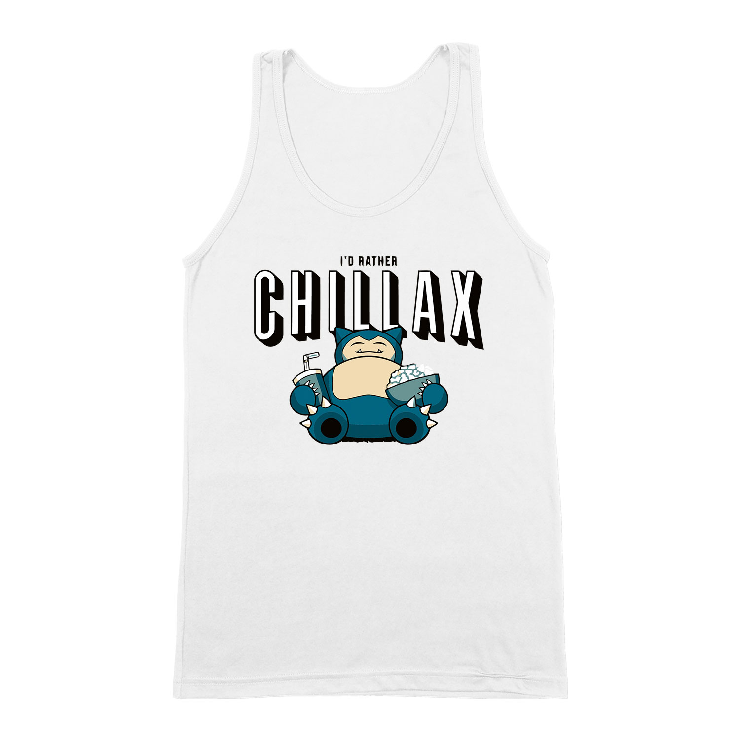 snorlax pokemon Fehér Férfi Trikó