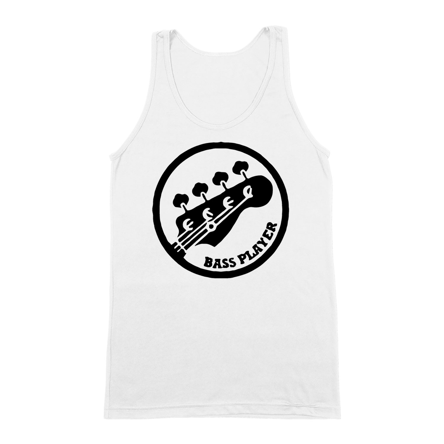 gitár gitárs bass gitár Fehér Férfi Trikó