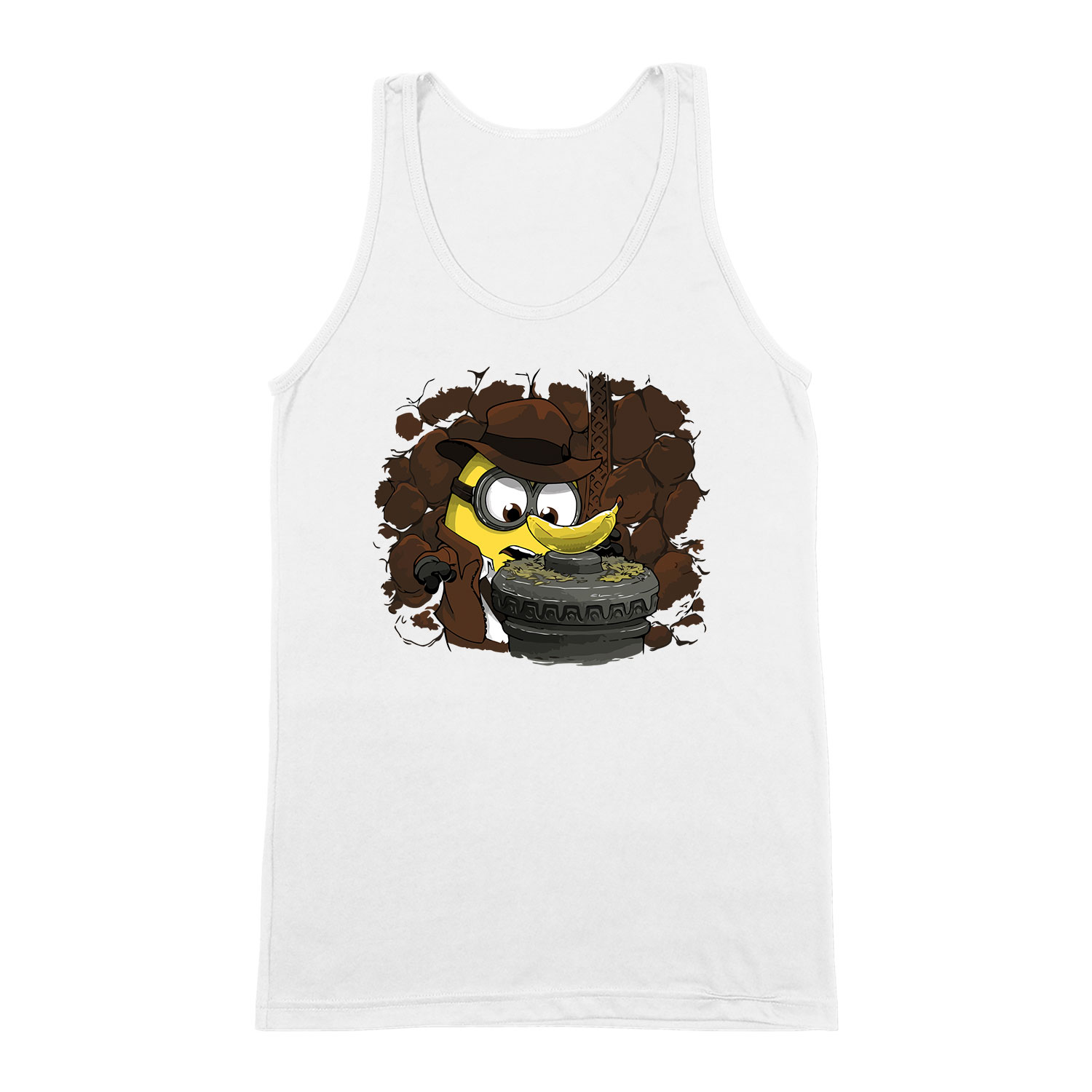 banana minions minyonok Fehér Férfi Trikó