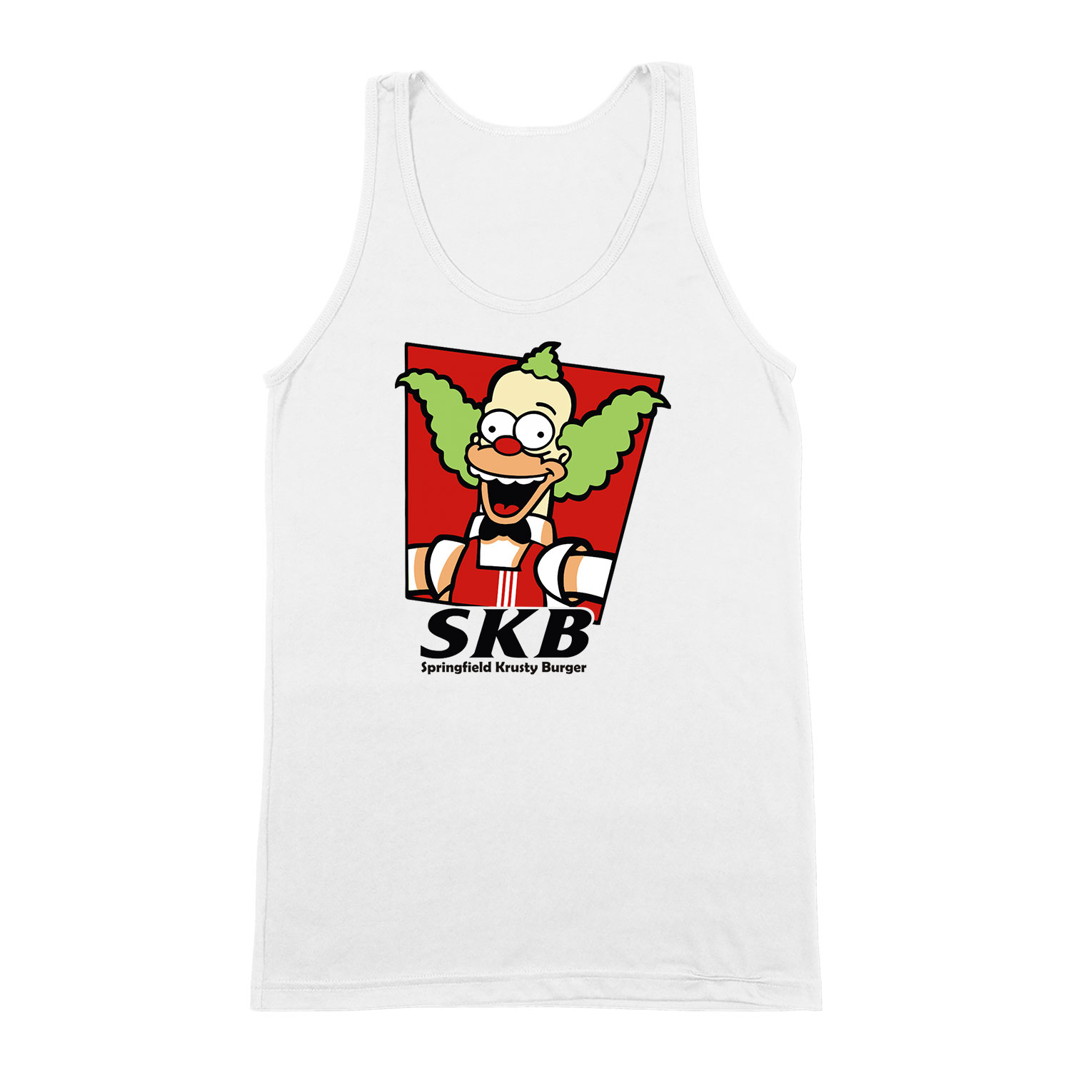 krusty burger simpson család Fehér Férfi Trikó