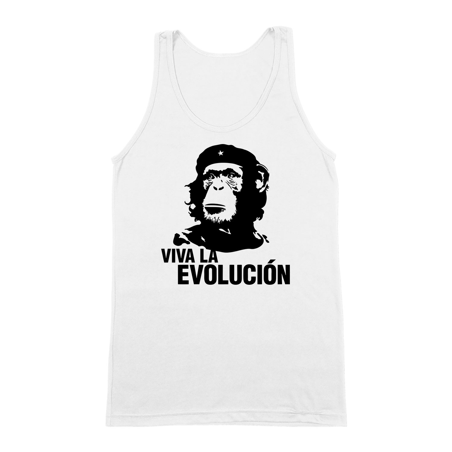 evolúció evolution majom csimpánz Fehér Férfi Trikó