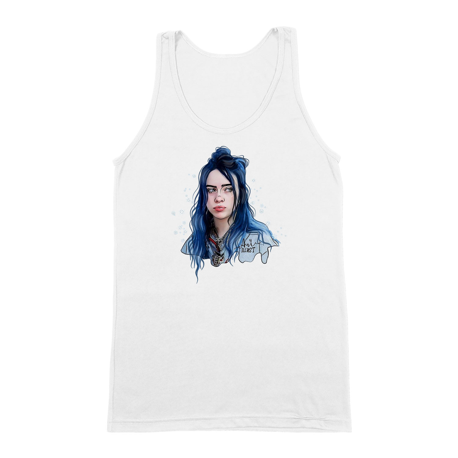 billie eilish Fehér Férfi Trikó