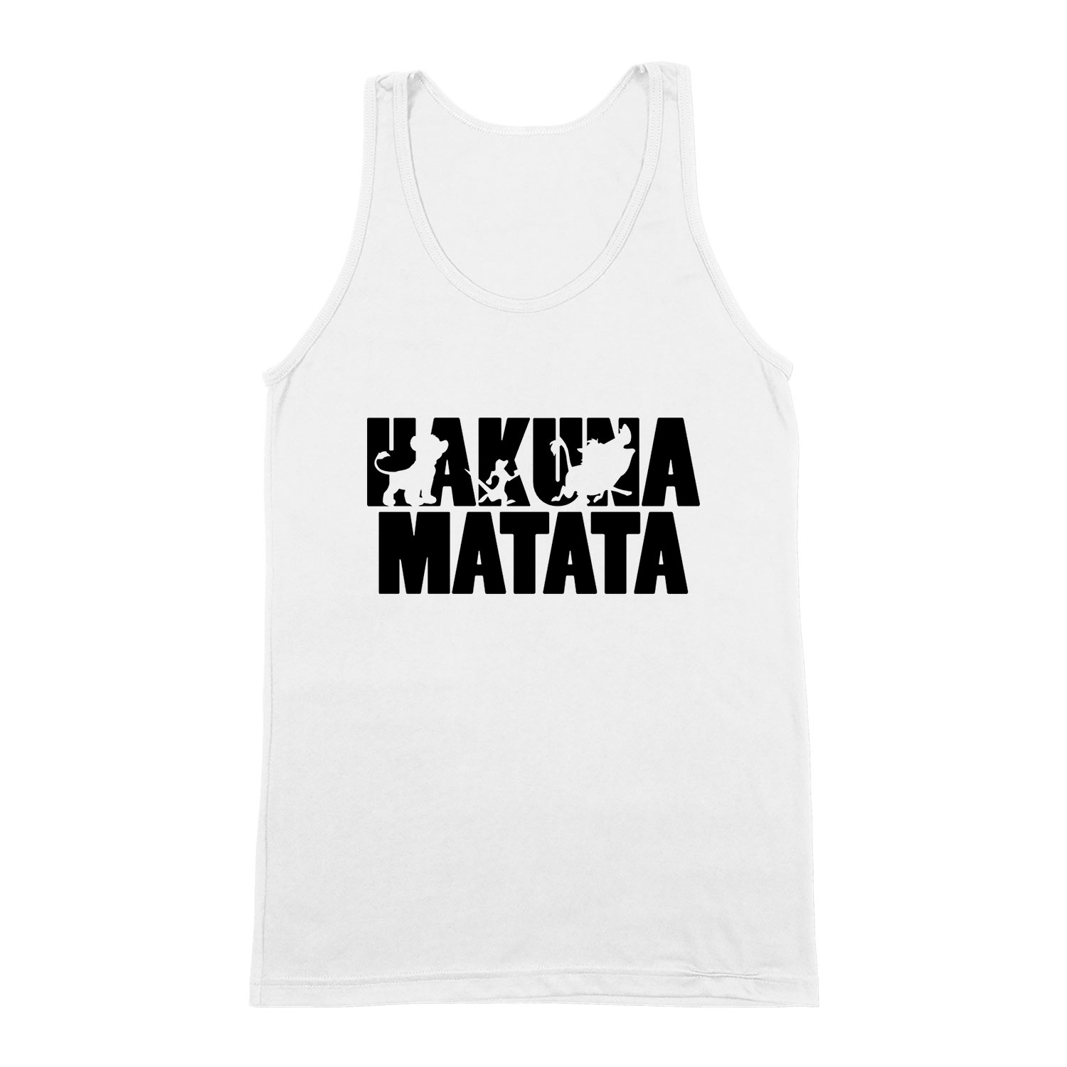 hakuna matata oroszlánkirály Fehér Férfi Trikó