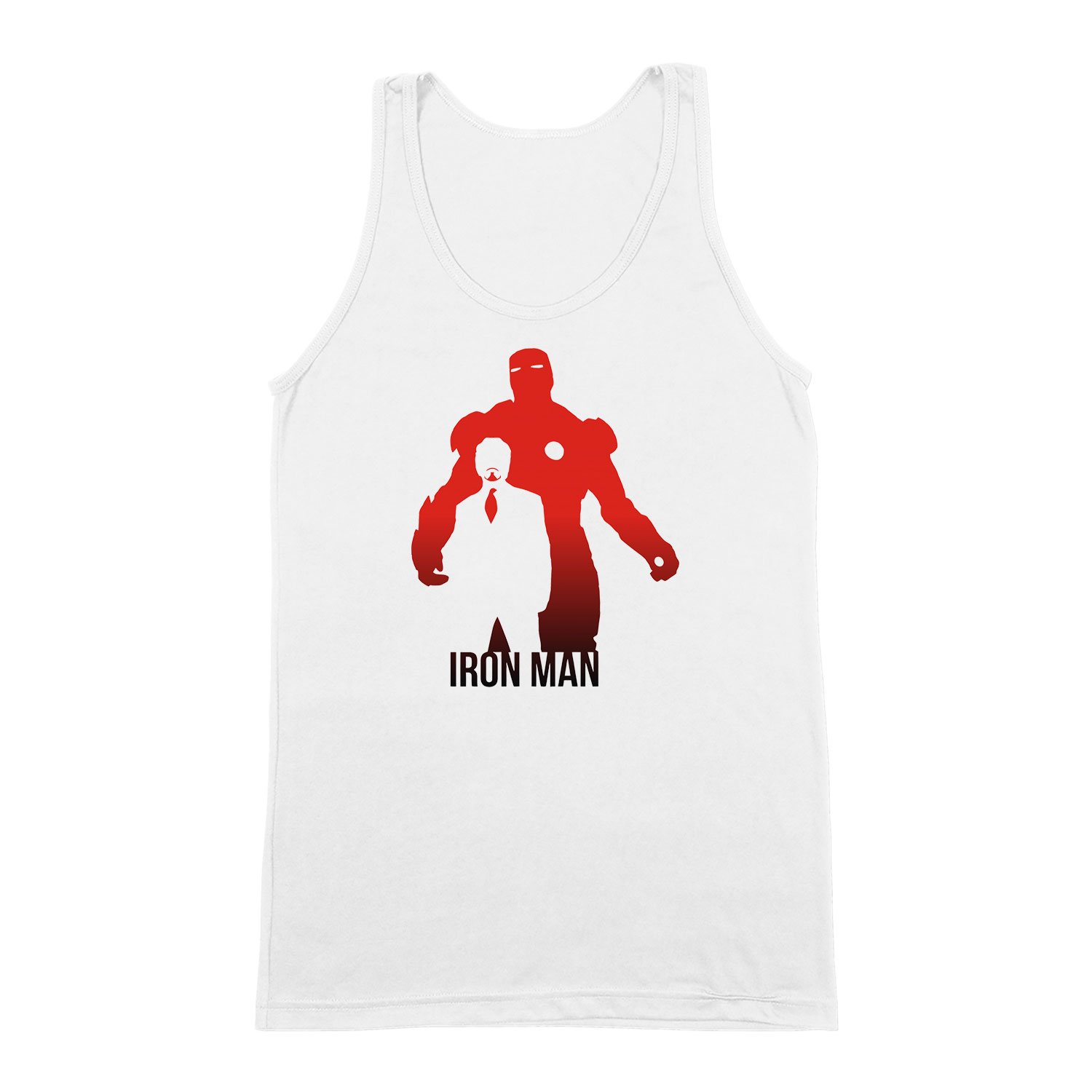 iron man vasember avegners Fehér Férfi Trikó