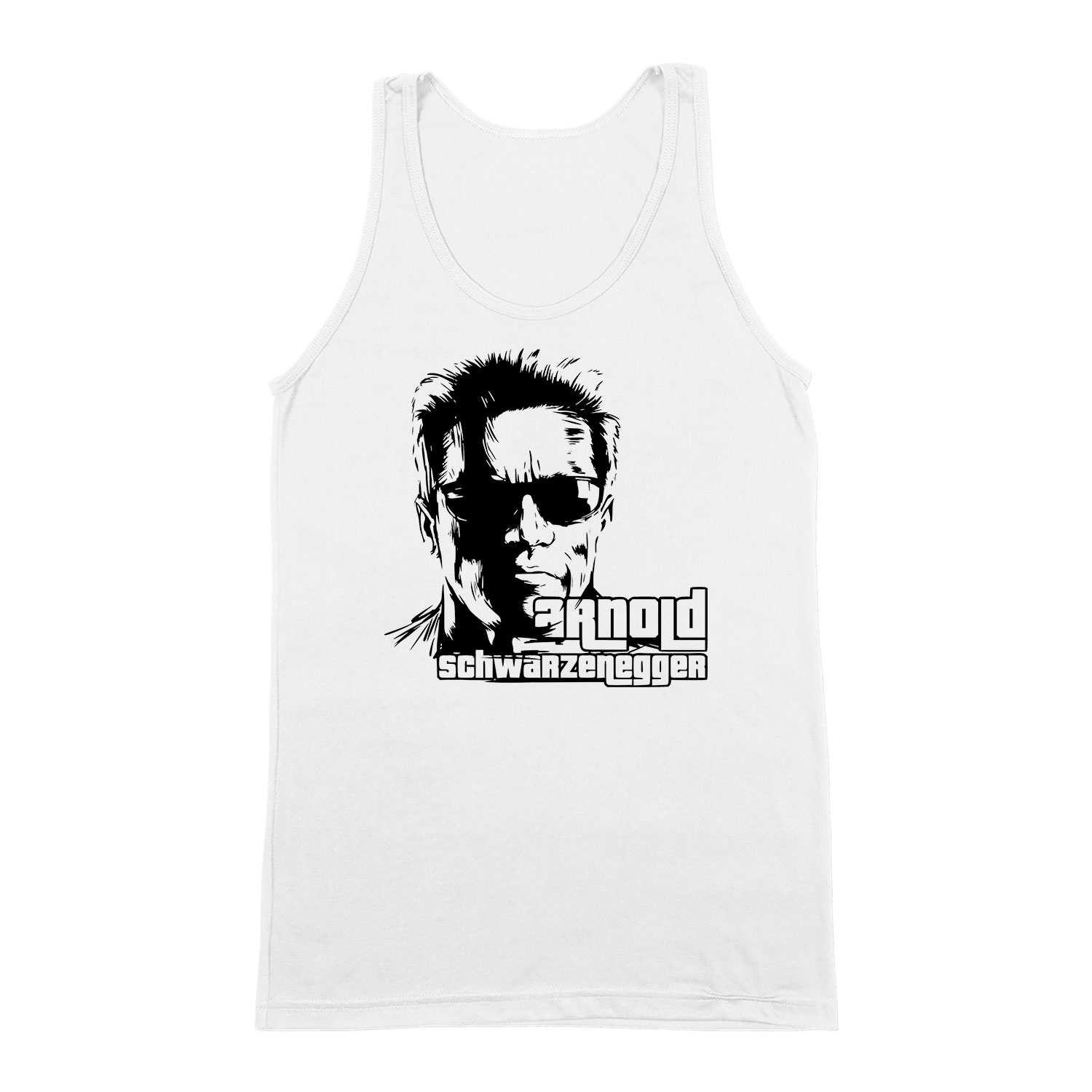 arnold schwarzenegger Fehér Férfi Trikó
