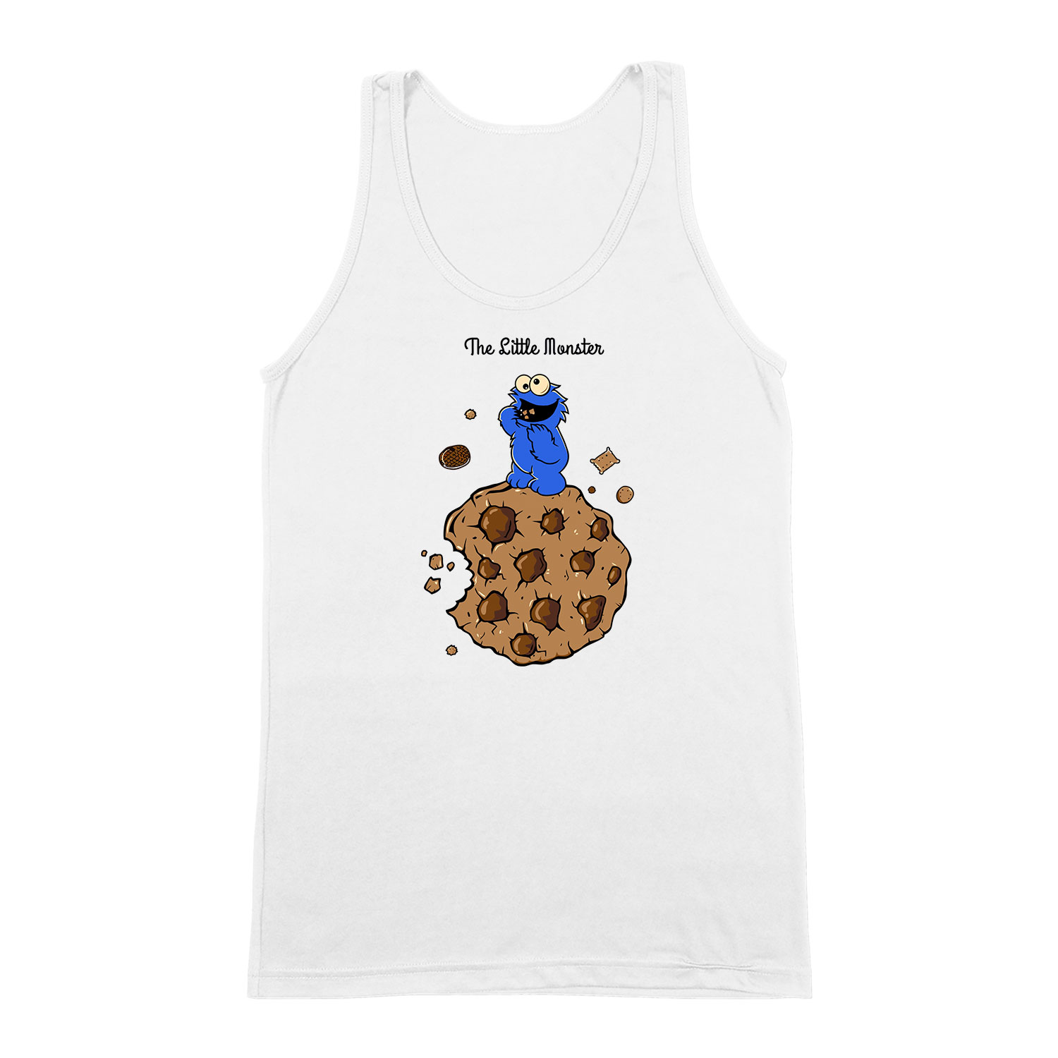 sütiszörny cookie monster Fehér Férfi Trikó